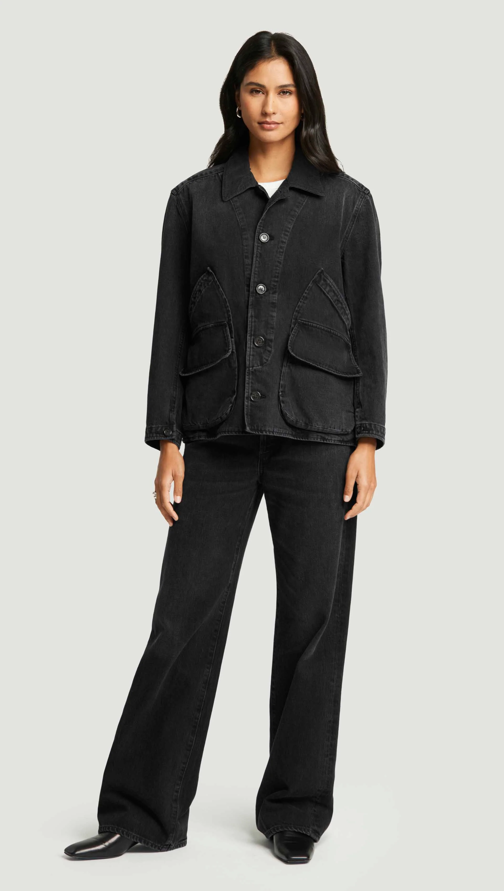 Abra Work Jacket in Regenerative Cotton | Metropolis - Image 4