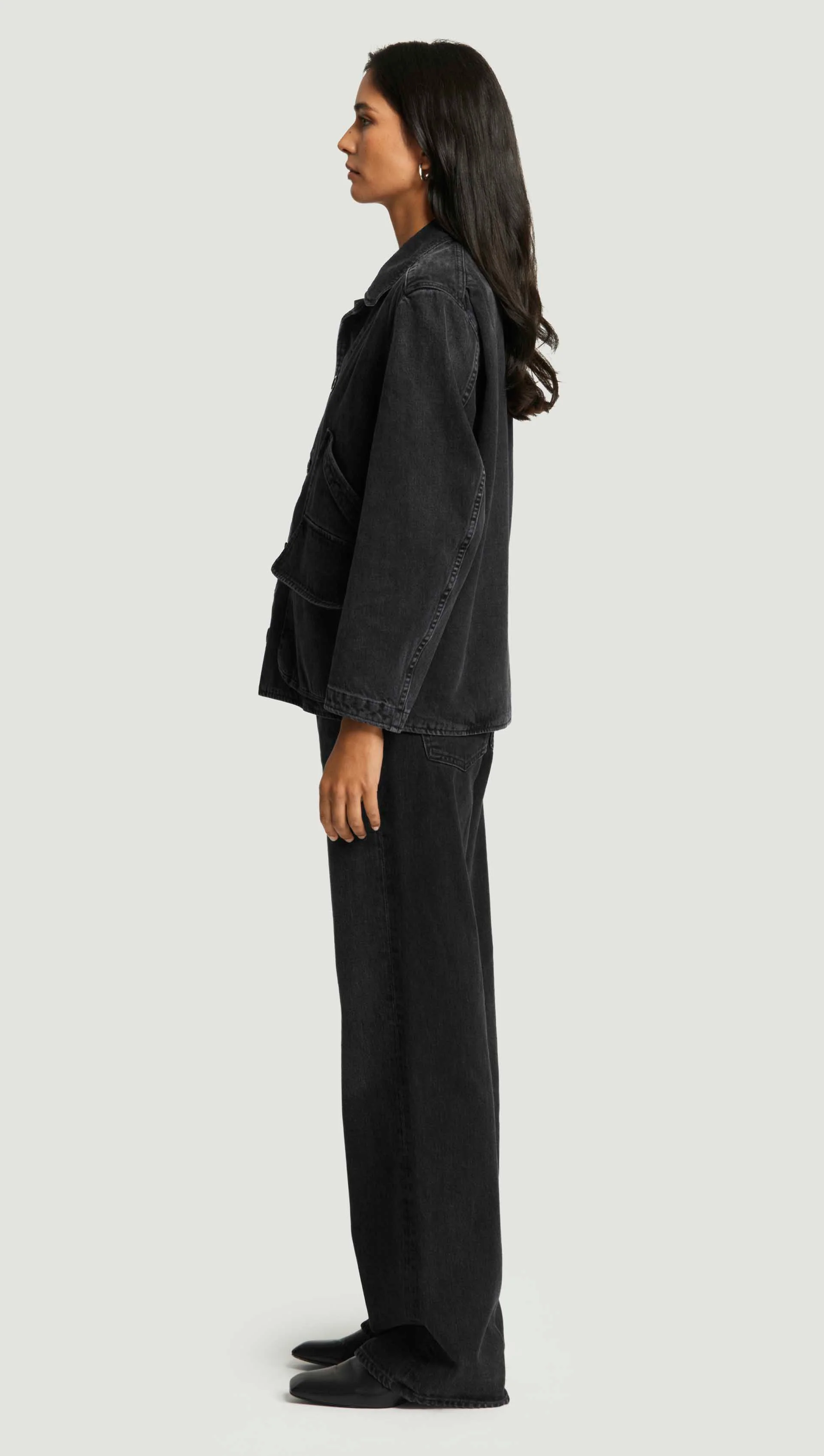 Abra Work Jacket in Regenerative Cotton | Metropolis - Image 5
