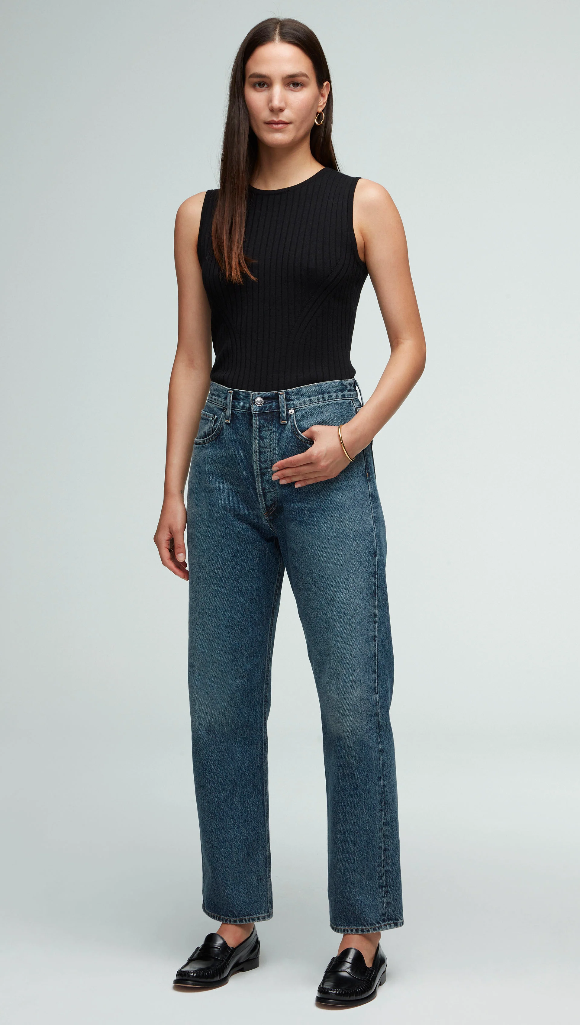 AGOLDE x 90s Mid Rise Loose Fit | Portrait - Image 4