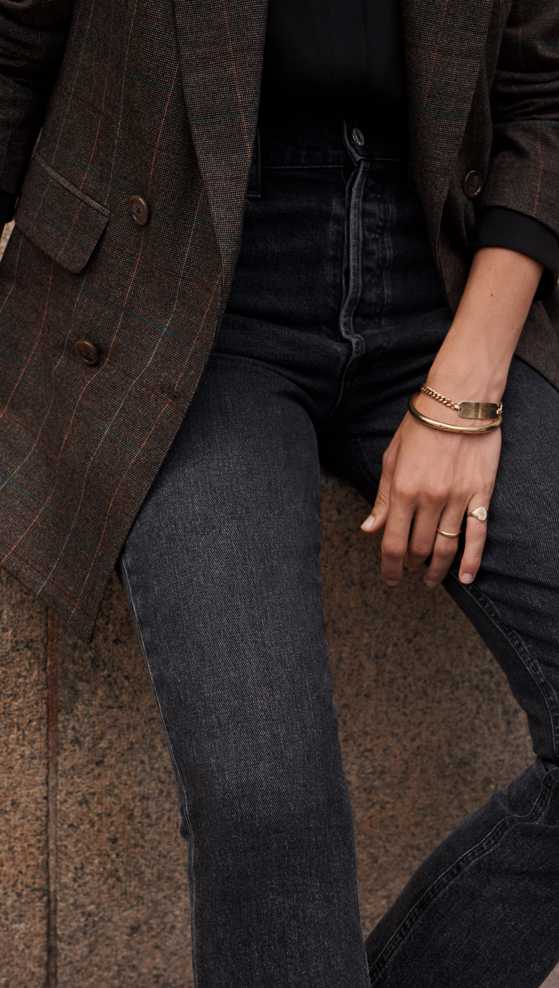 AGOLDE x Riley High Rise Straight Crop | Calculate - Image 10