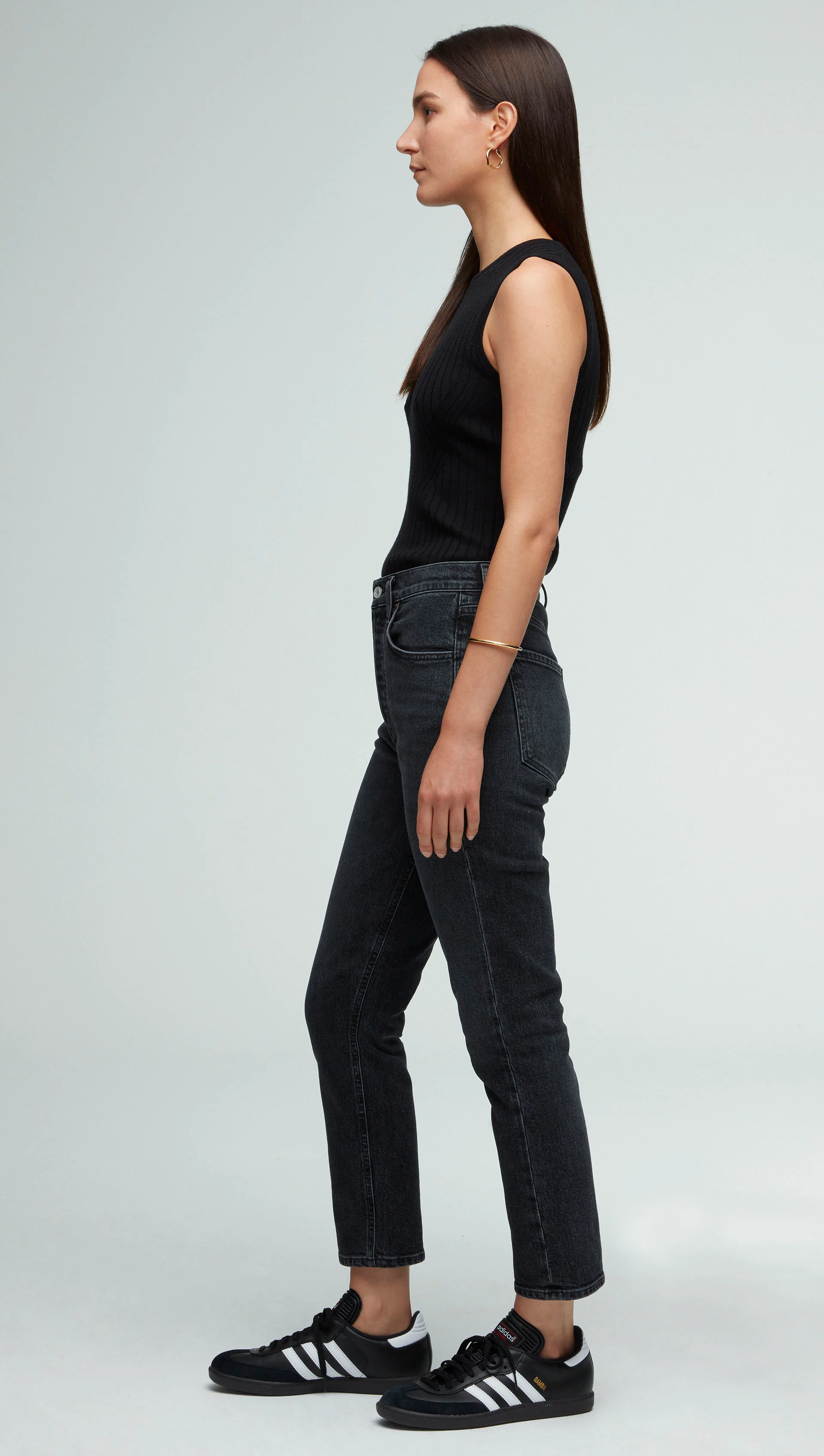 AGOLDE x Riley High Rise Straight Crop | Calculate - Image 5