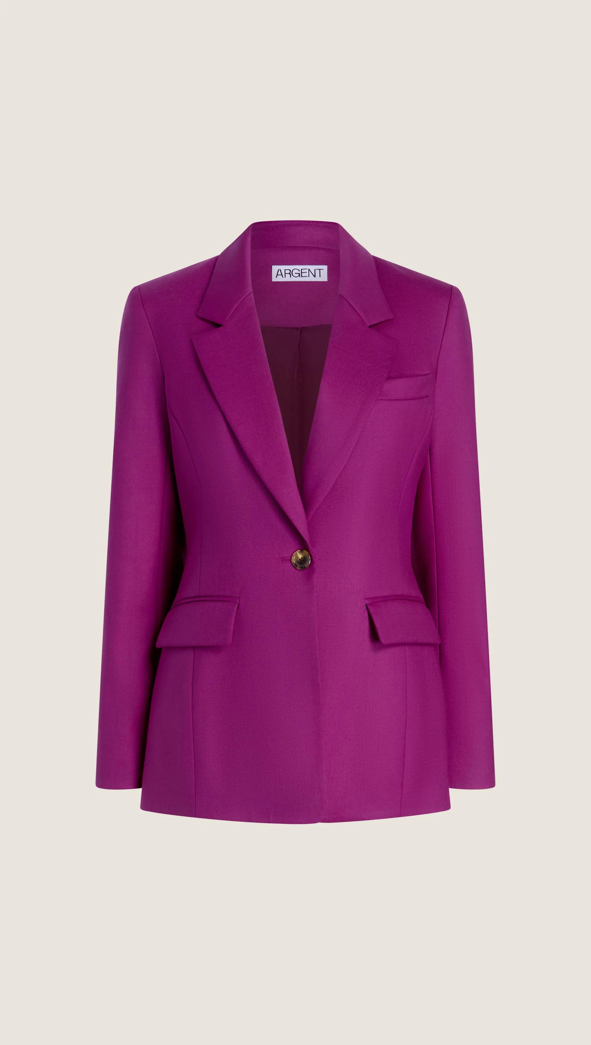 Astor Blazer in Seasonless Wool | Violet - Image 11