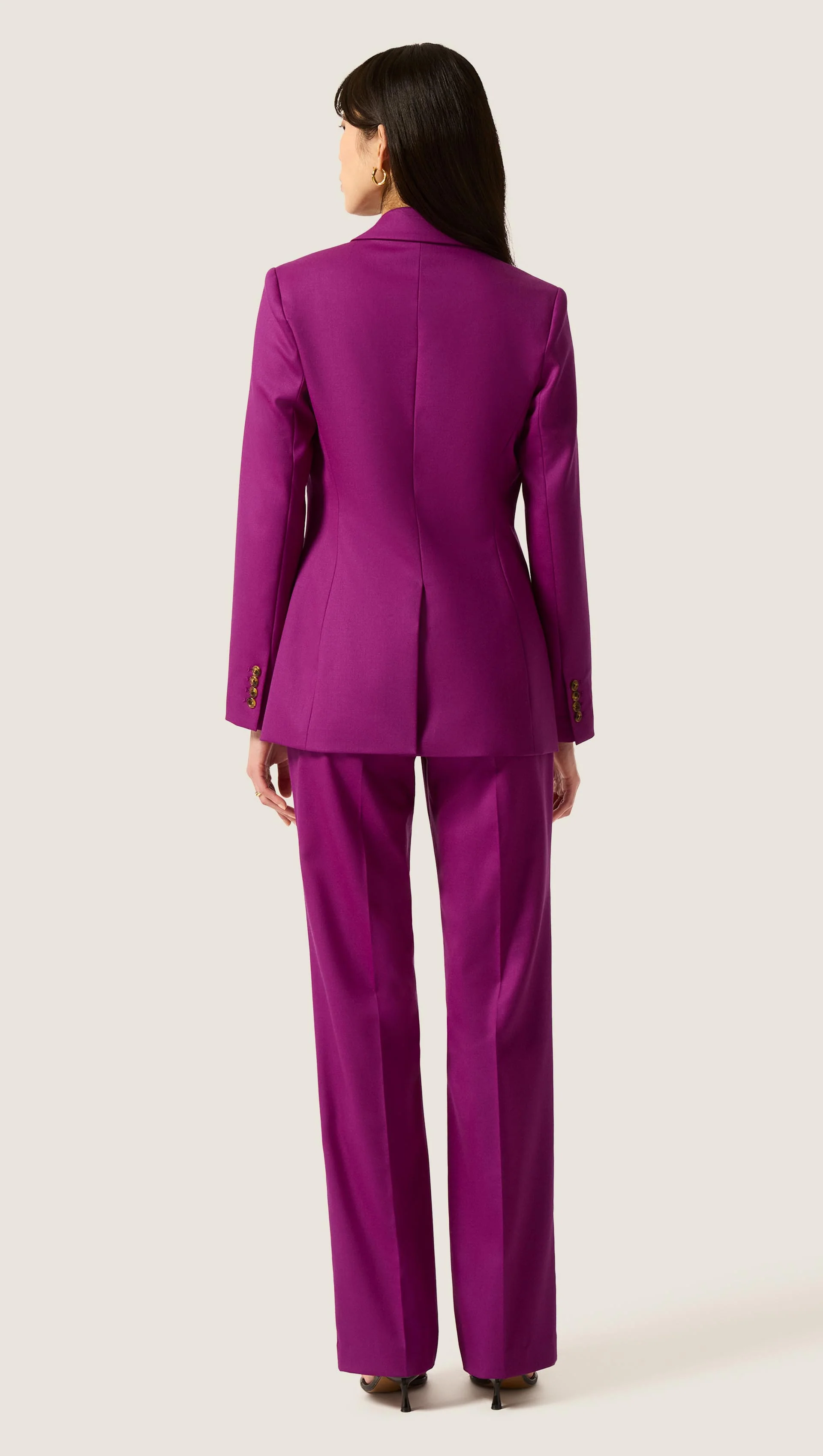 Astor Blazer in Seasonless Wool | Violet - Image 4