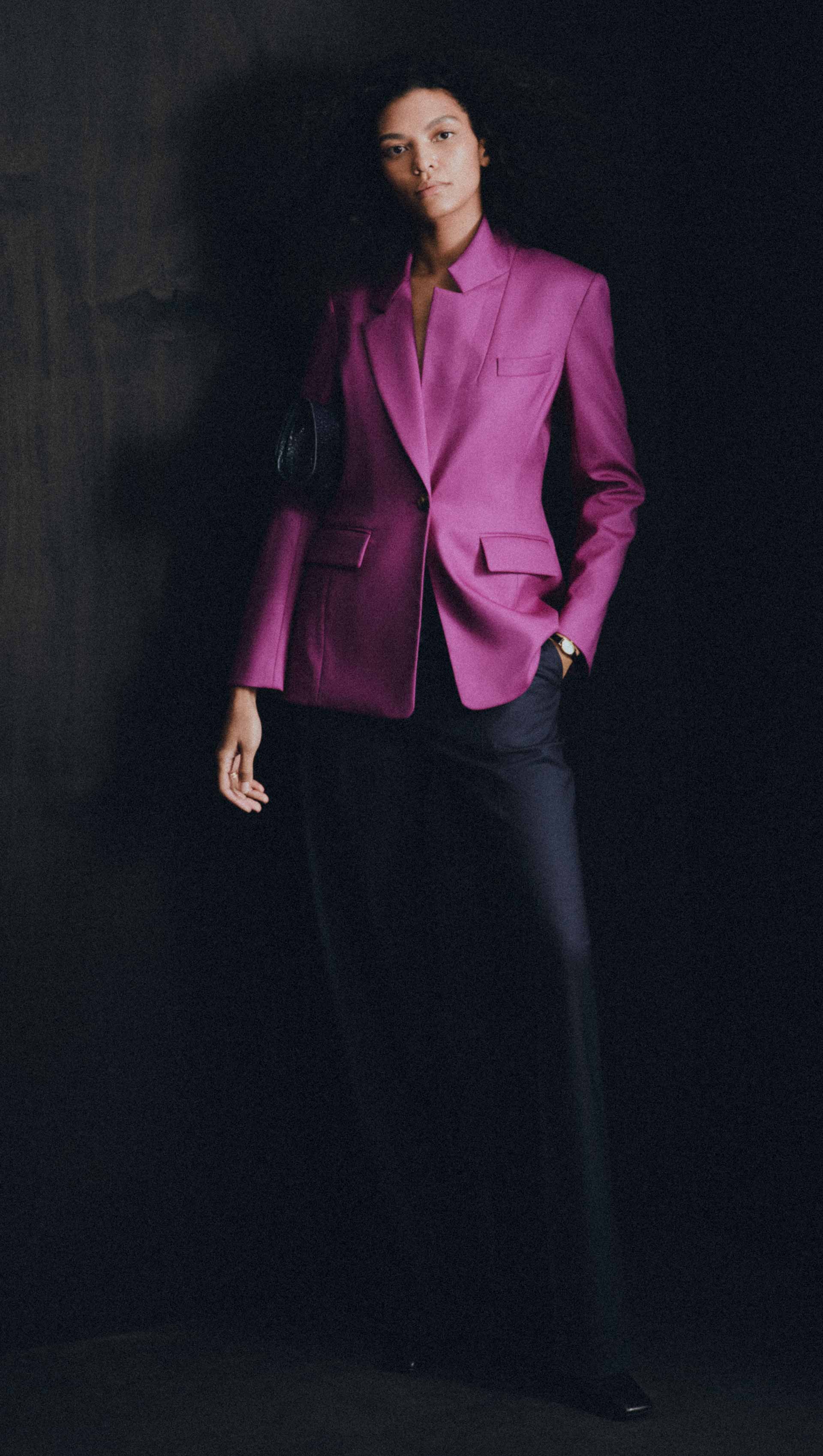 Astor Blazer in Seasonless Wool | Violet - Image 8