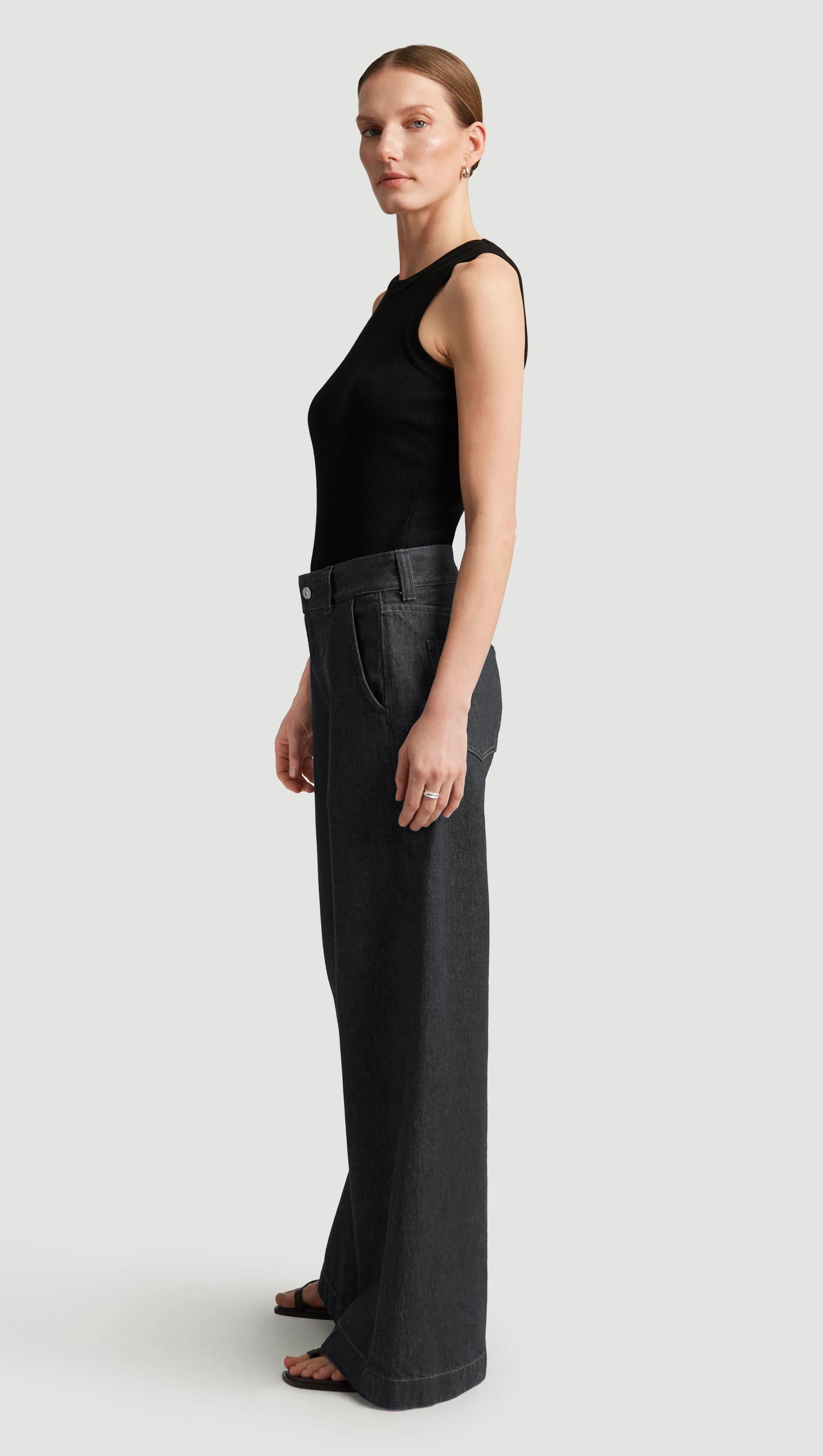Beverly Trouser in Regenerative Cotton | Metropolis - Image 4