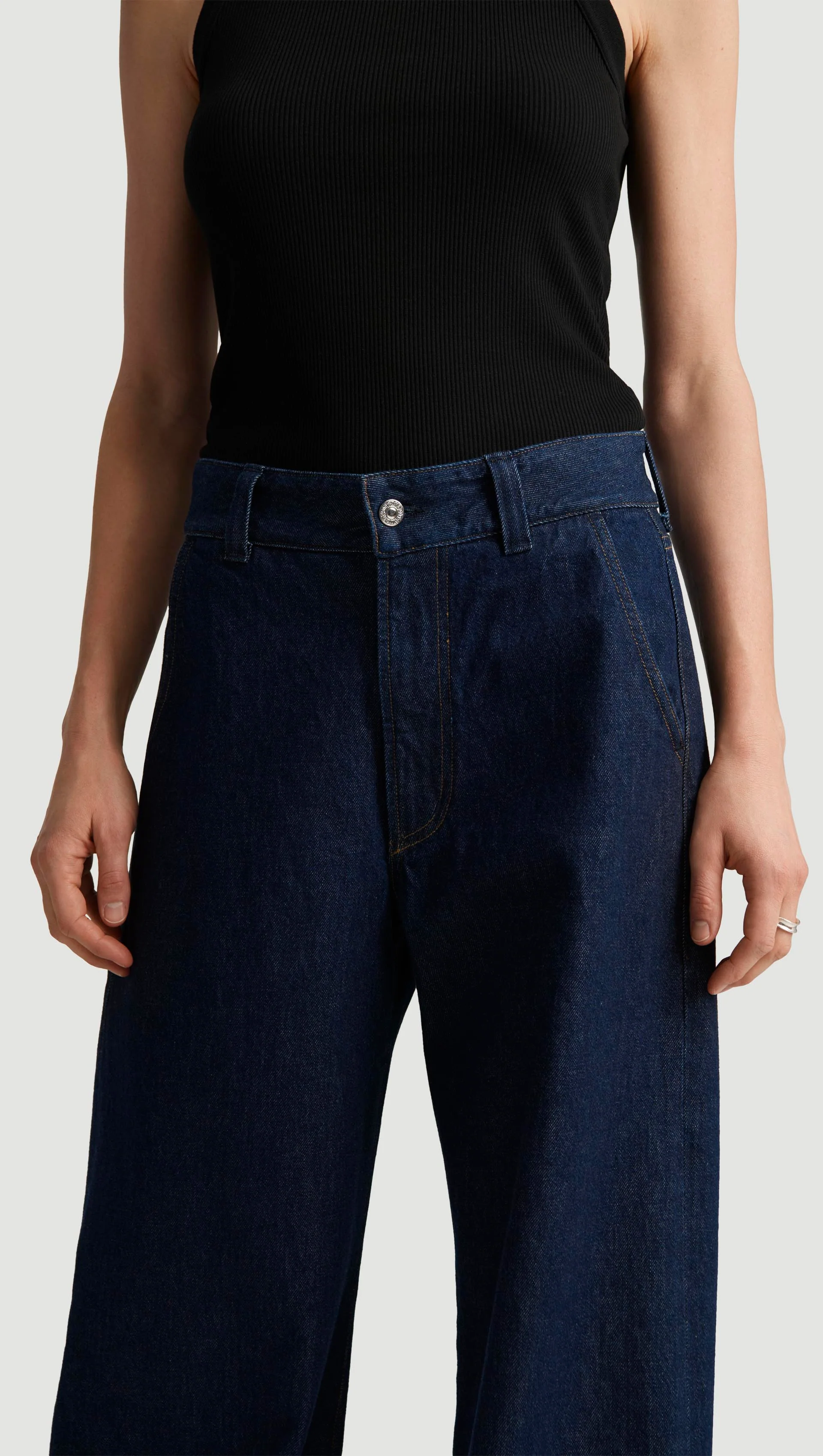 Beverly Trouser in Regenerative Cotton | Summit - Image 3