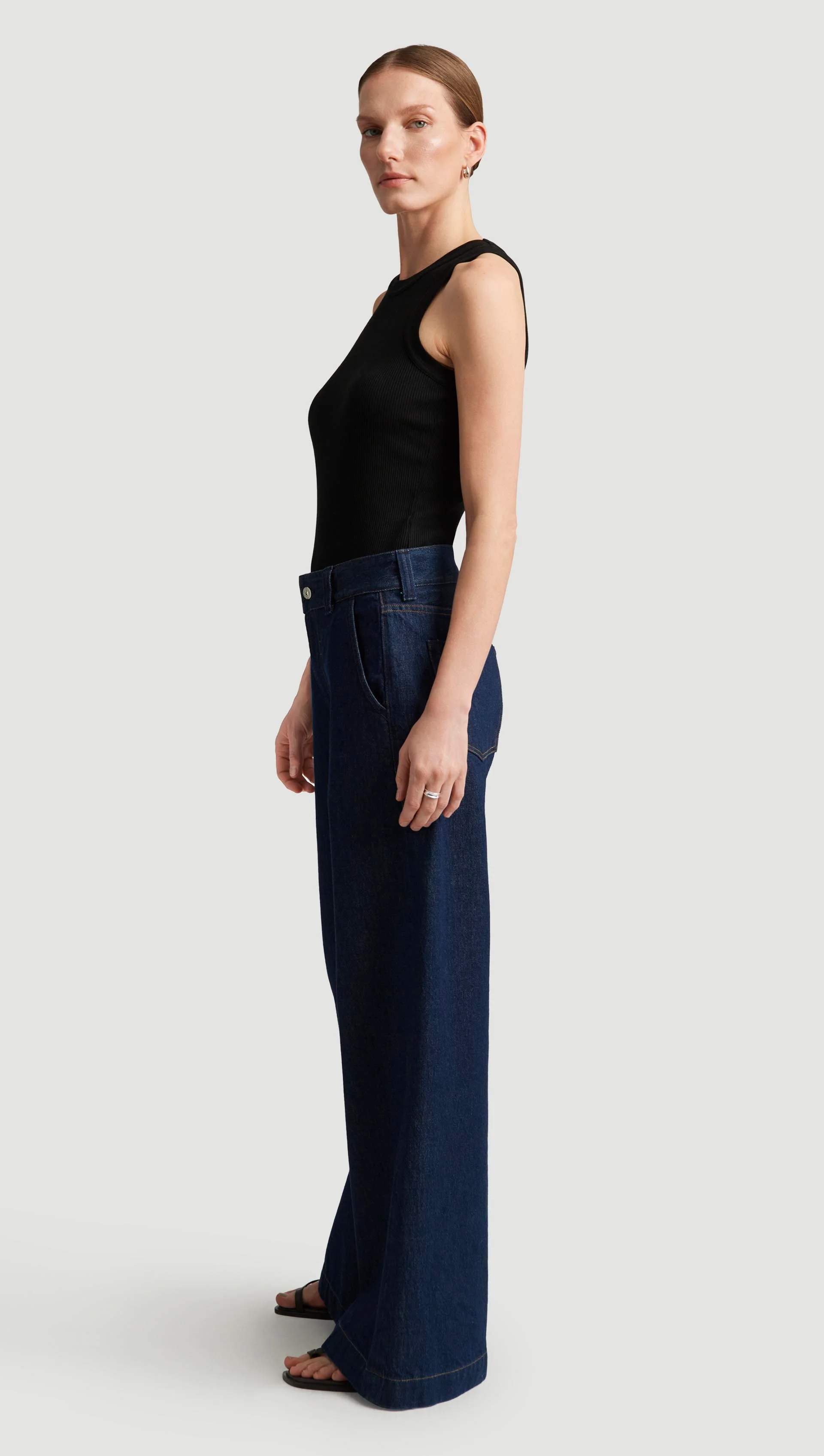 Beverly Trouser in Regenerative Cotton | Summit - Image 4
