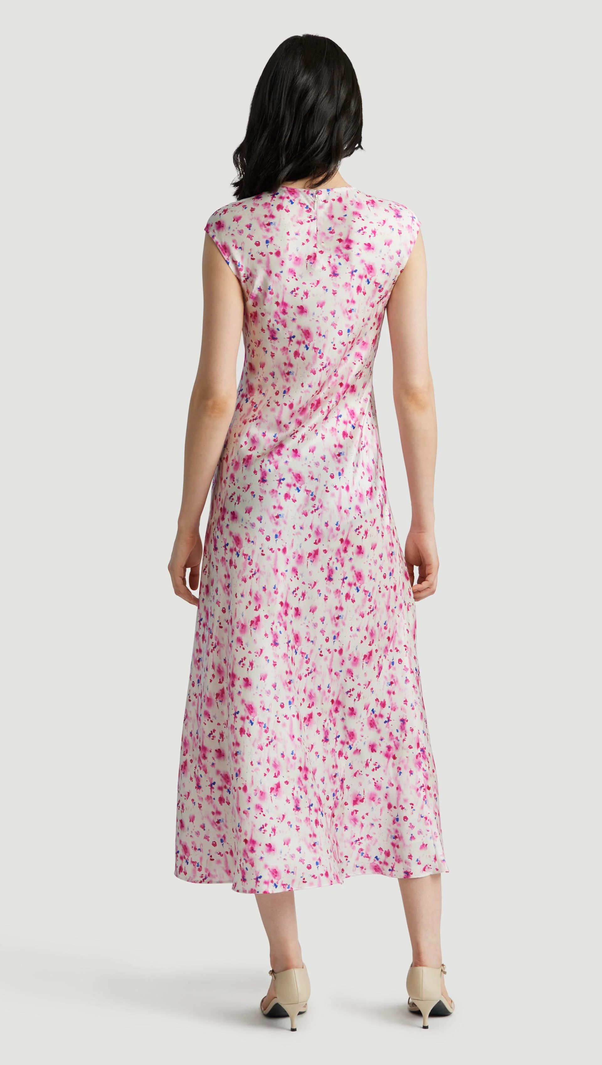 Bias Dress in Silk Charmeuse | Flora - Image 4