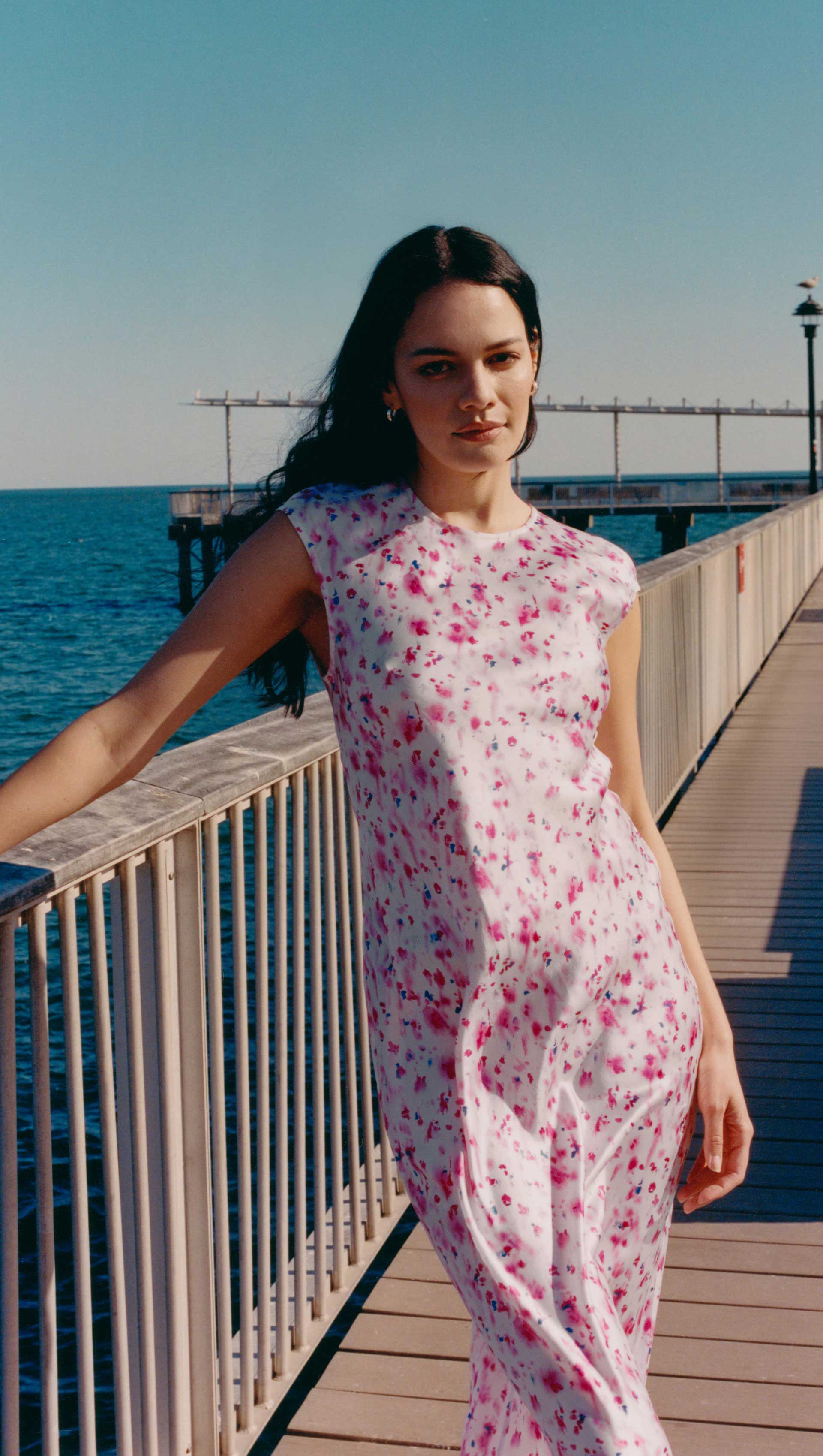Bias Dress in Silk Charmeuse | Flora - Image 5