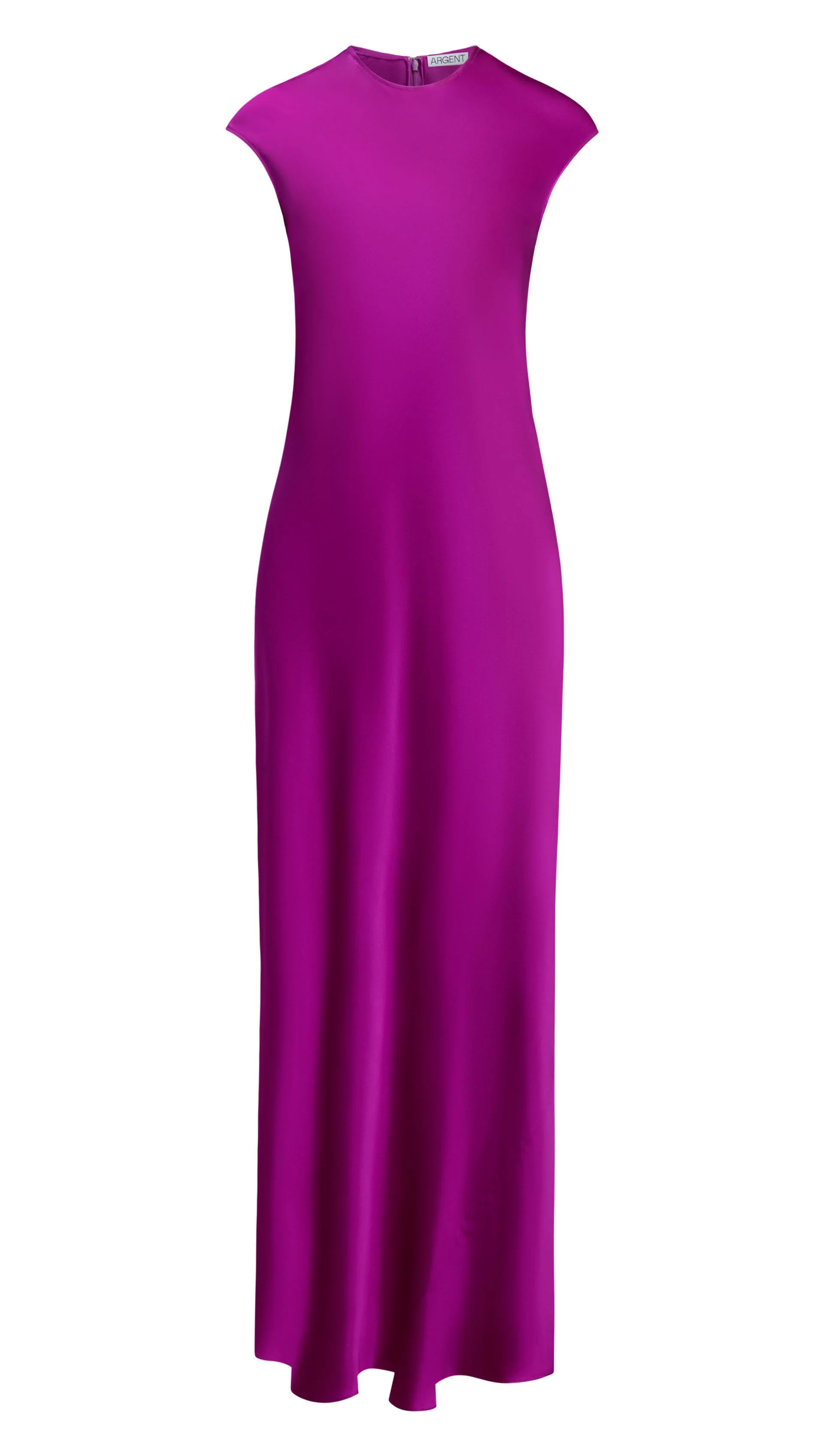 Bias Dress in Silk Charmeuse | Orchid - Image 9