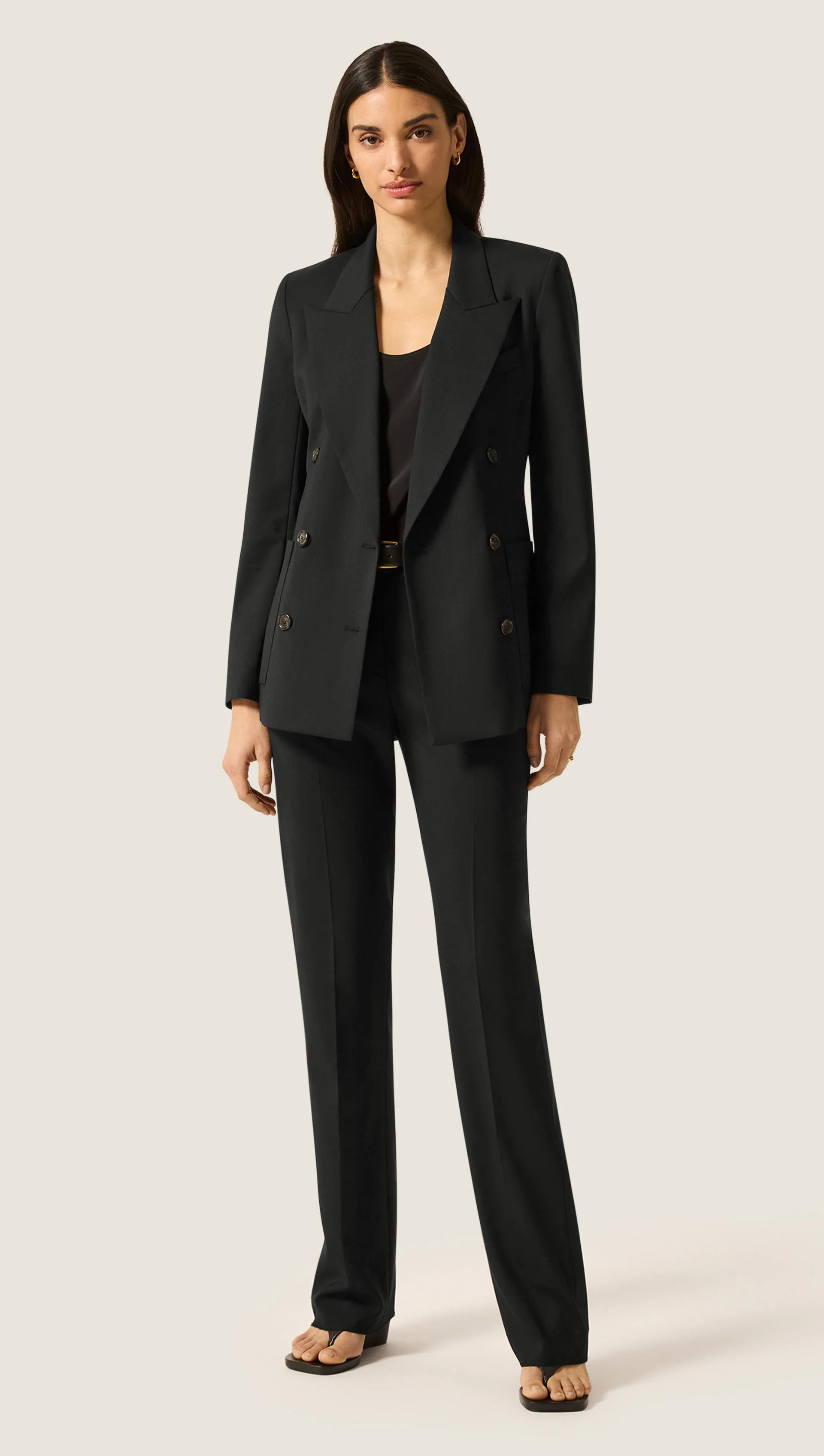 Chelsea Blazer in Seasonless Wool | Black - Image 8