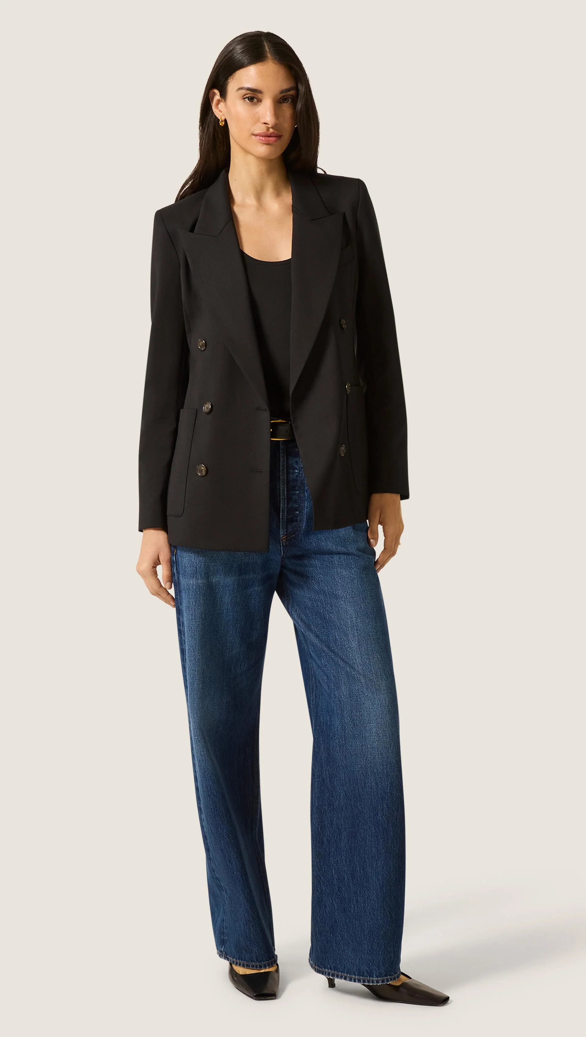 Chelsea Blazer in Seasonless Wool | Black - Image 9