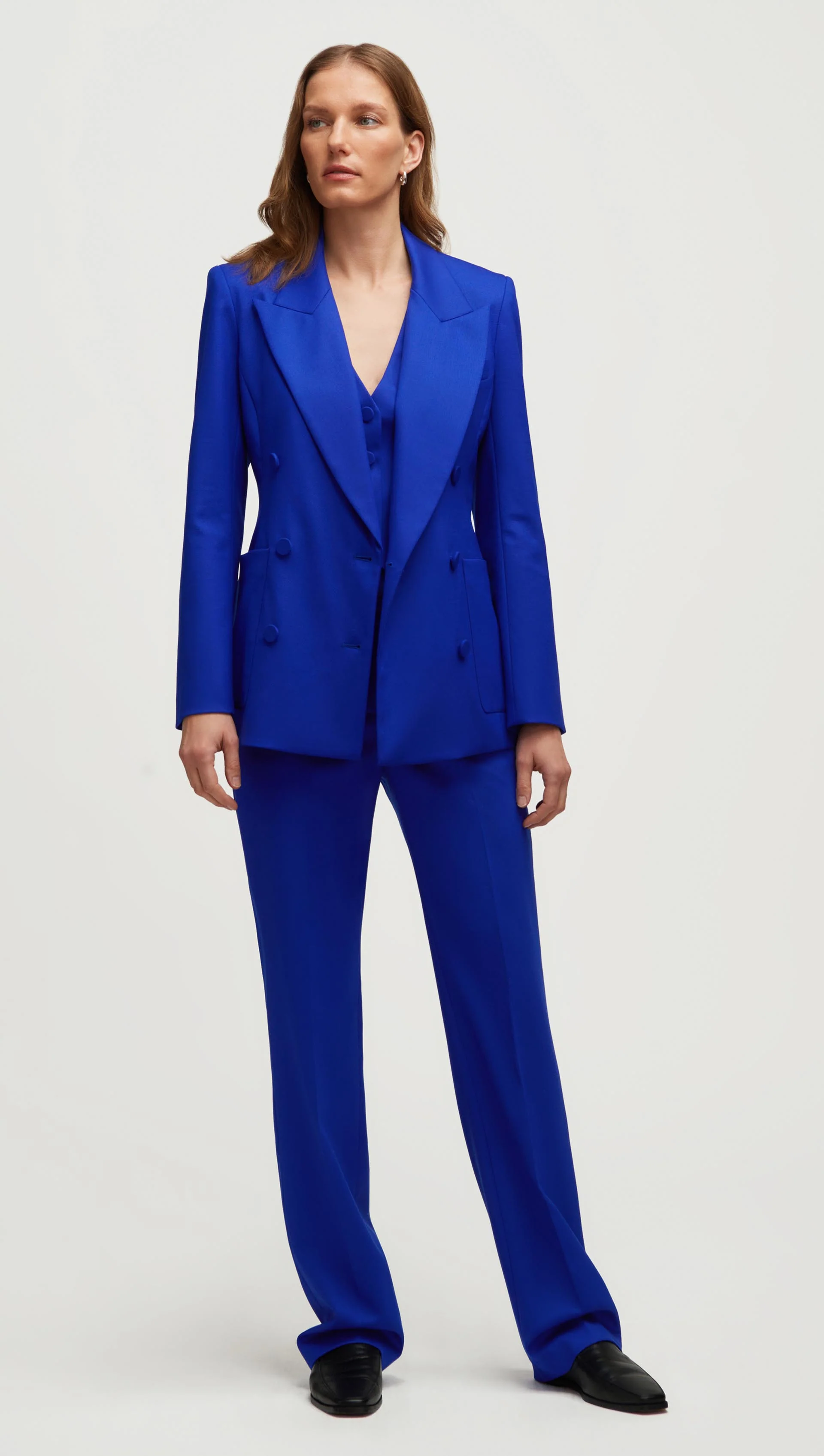Chelsea Blazer in Seasonless Wool | Lapis - Image 3