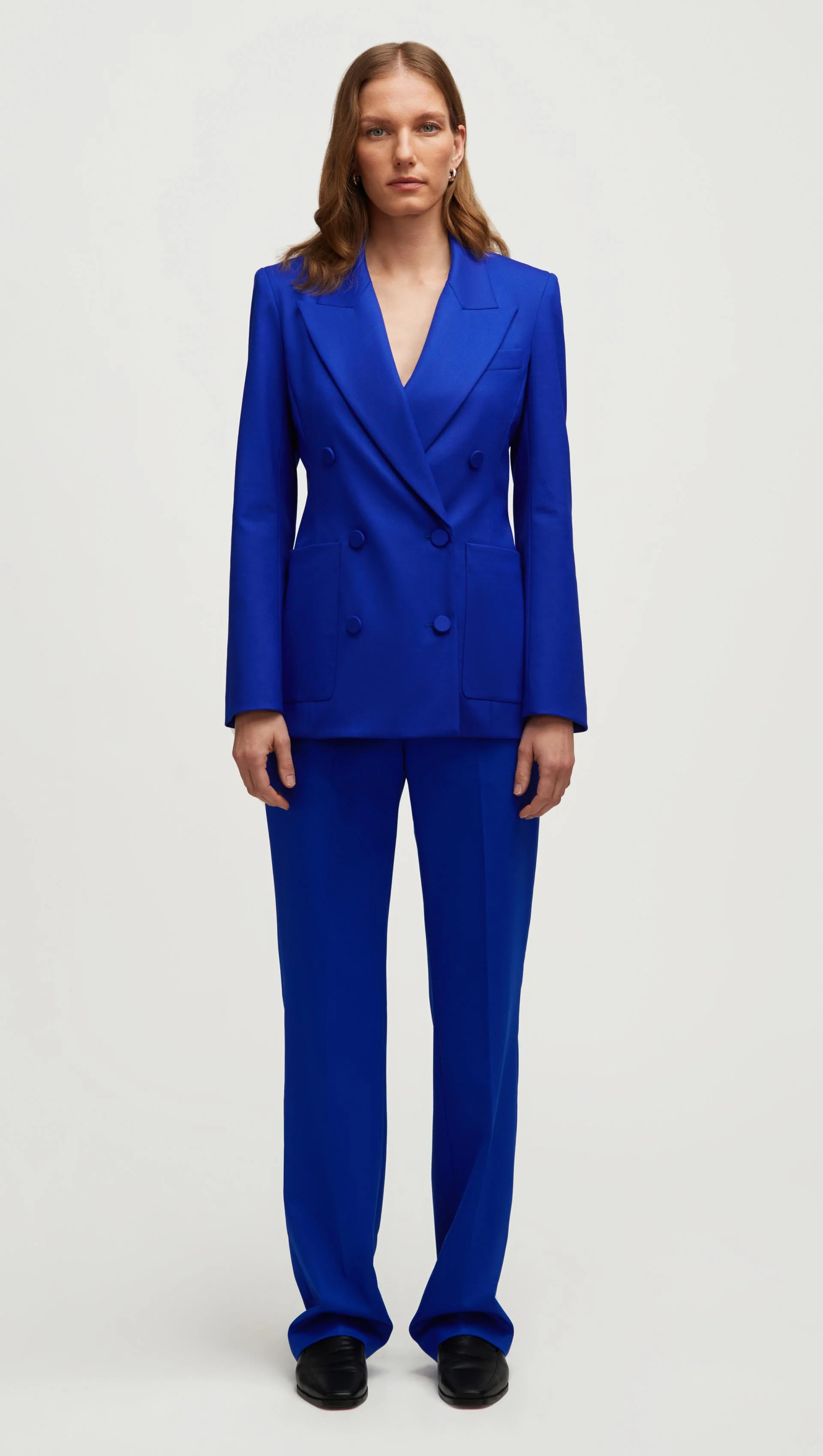 Chelsea Blazer in Seasonless Wool | Lapis - Image 4