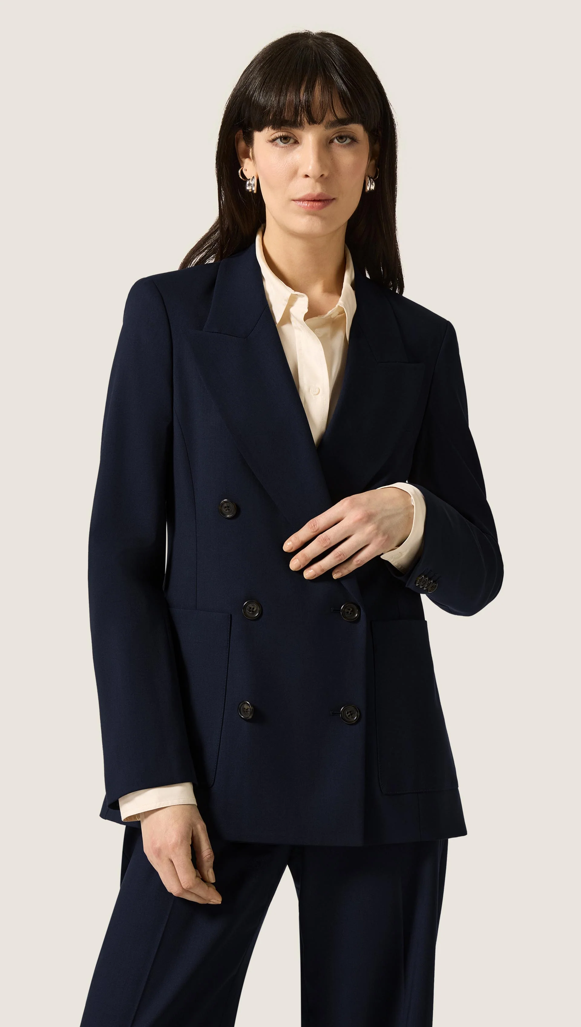 Chelsea Blazer in Seasonless Wool | Midnight