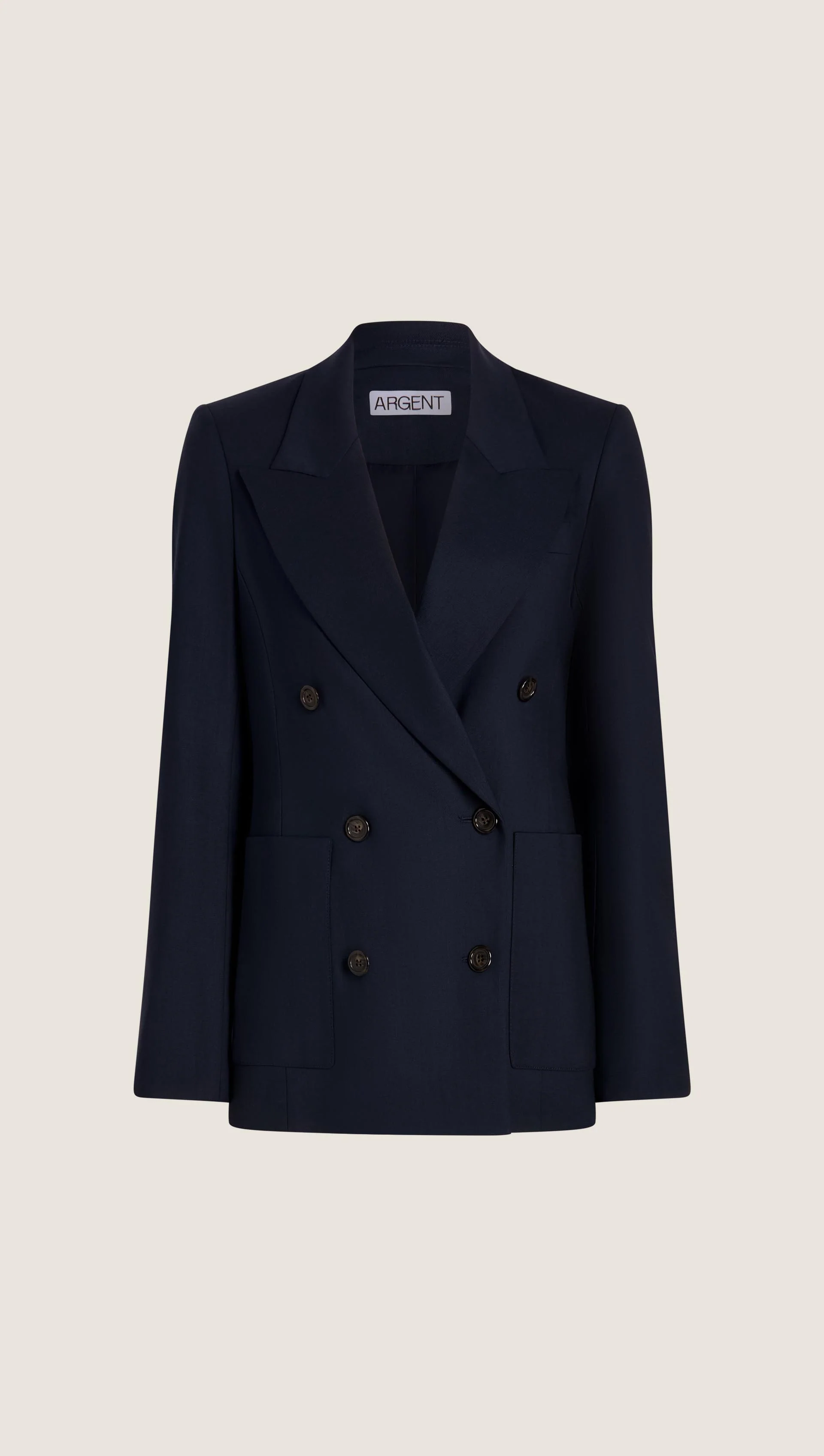 Chelsea Blazer in Seasonless Wool | Midnight - Image 12