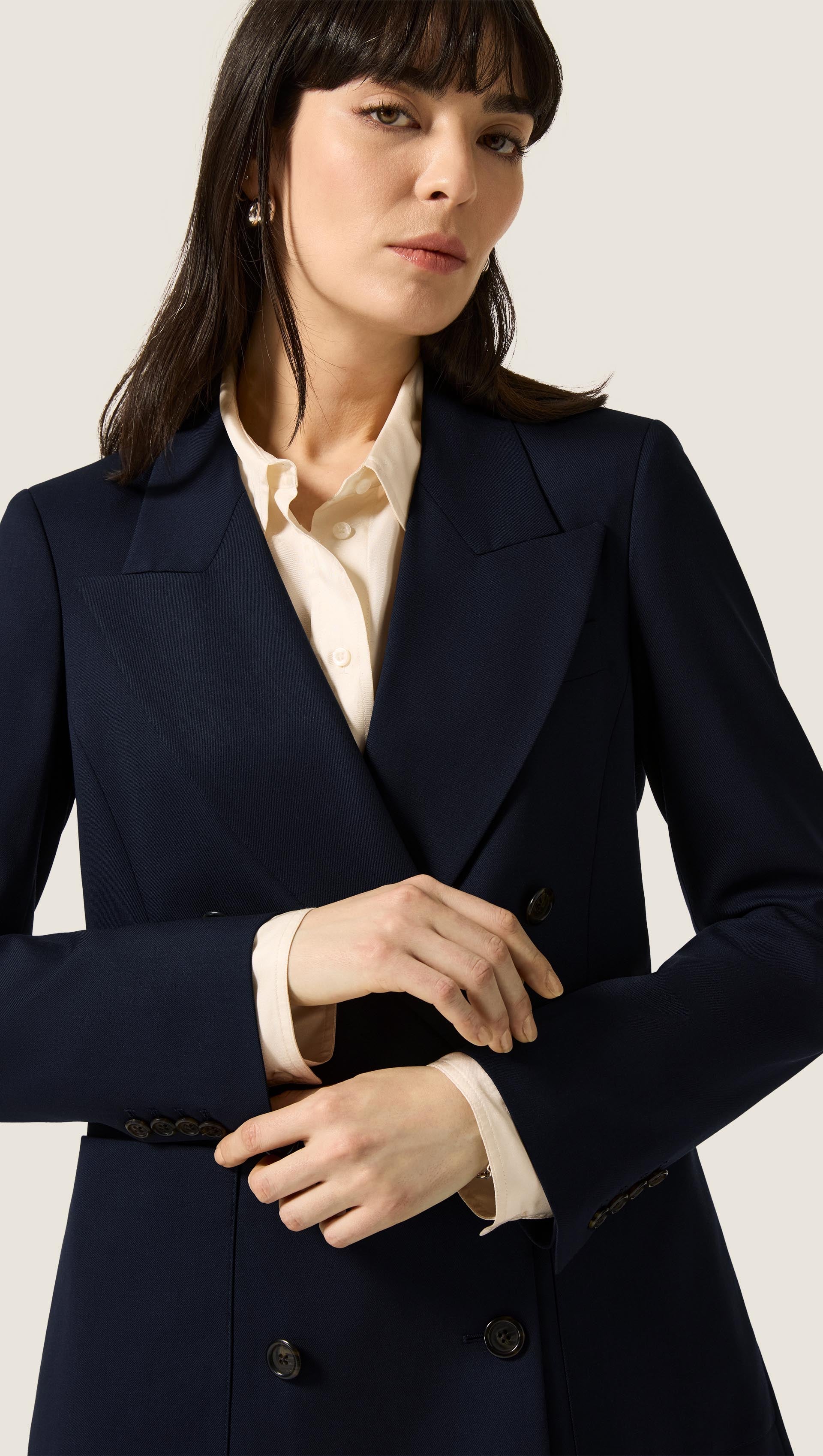 Chelsea Blazer in Seasonless Wool | Midnight - Image 3