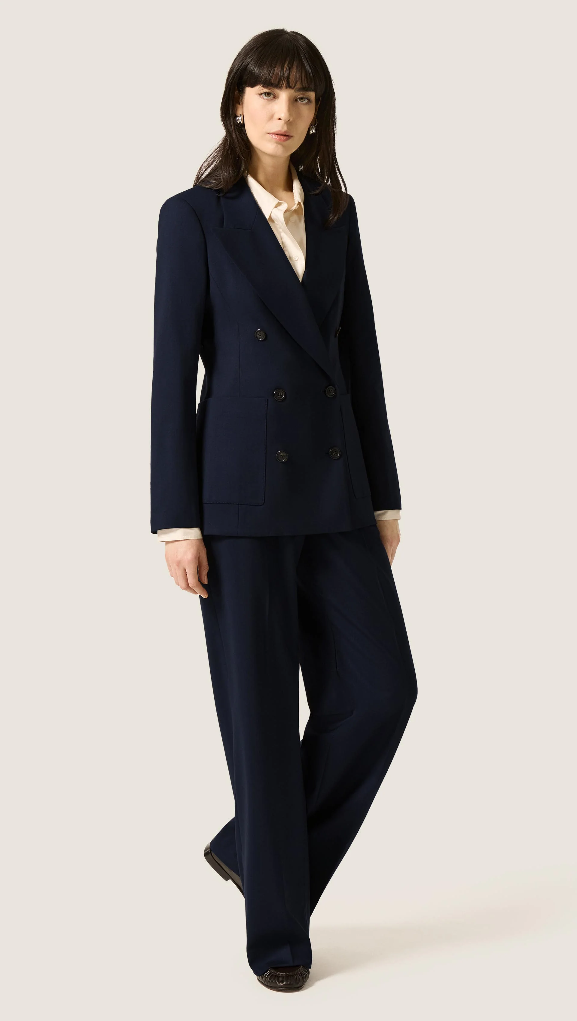 Chelsea Blazer in Seasonless Wool | Midnight - Image 6