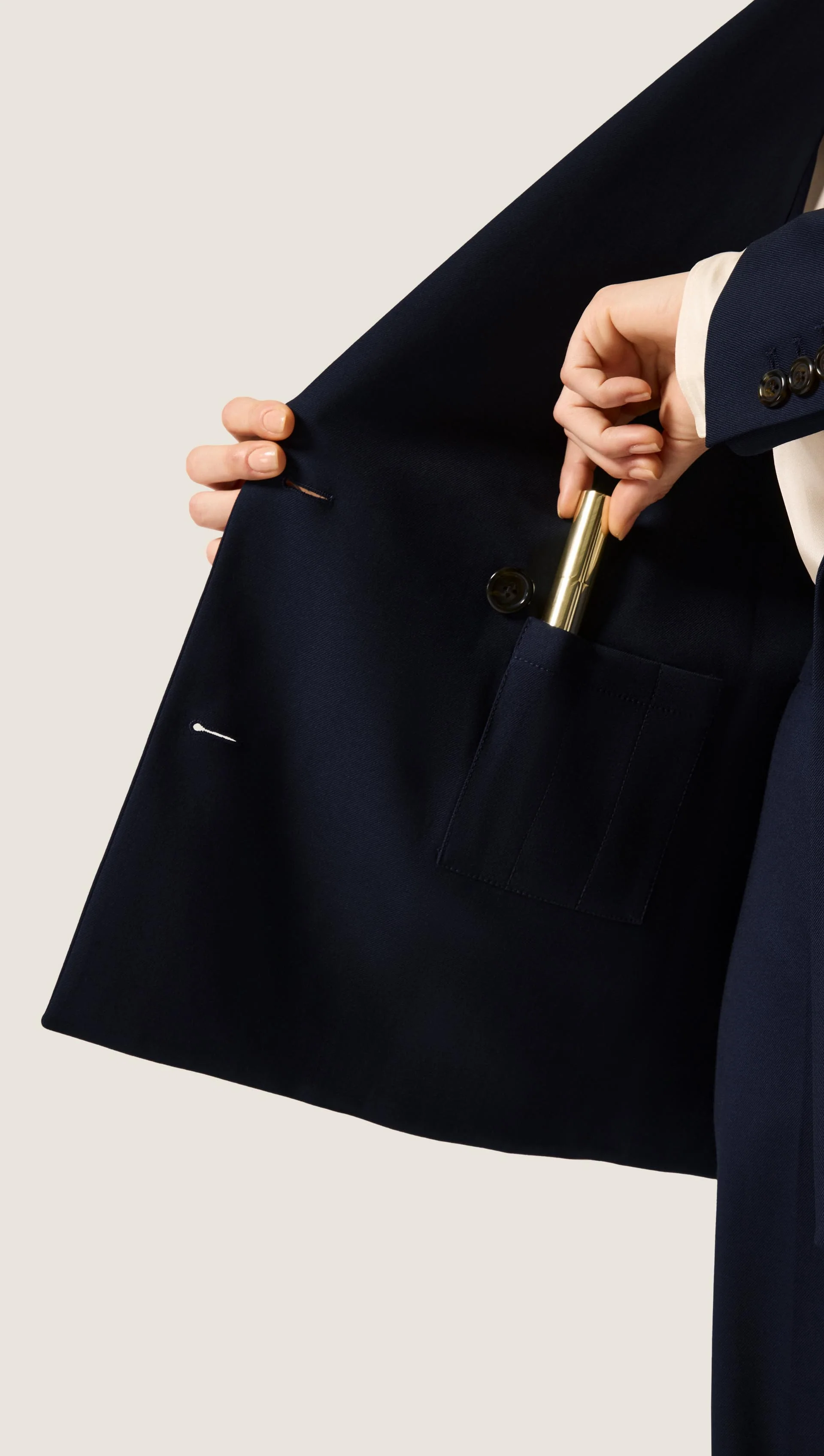 Chelsea Blazer in Seasonless Wool | Midnight - Image 7