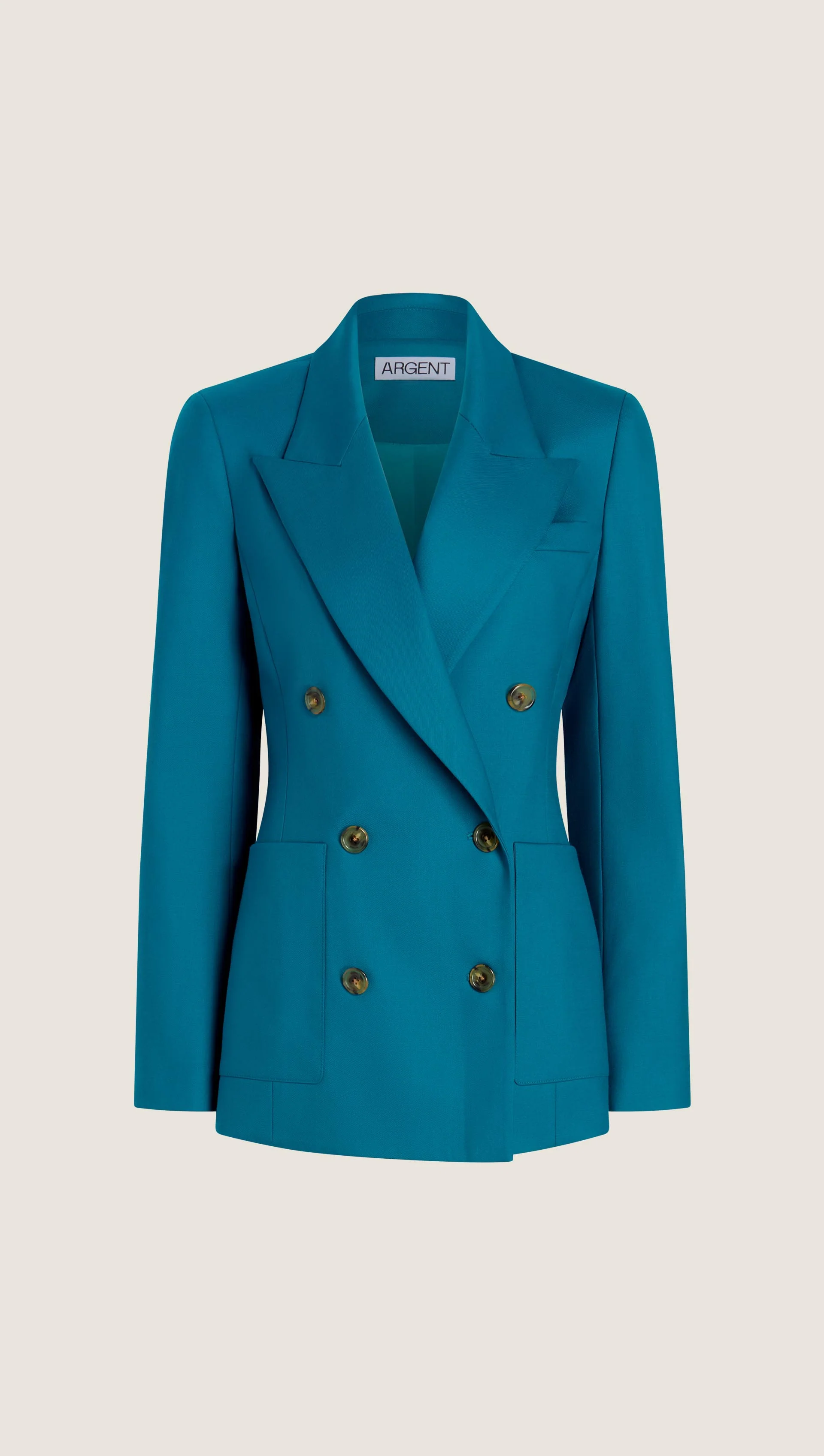 Chelsea Blazer in Seasonless Wool | Ocean - Image 9