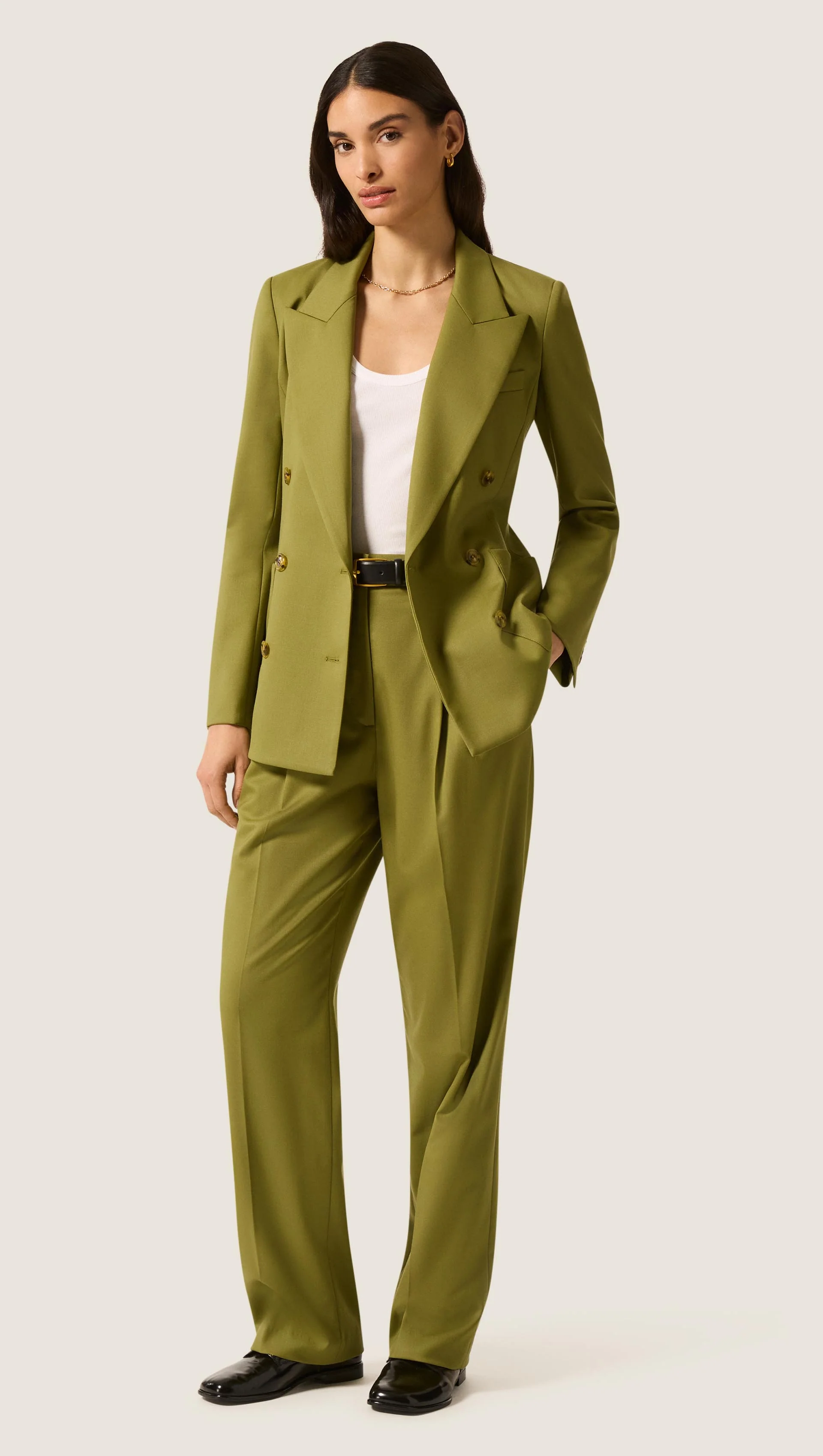 Chelsea Blazer in Seasonless Wool | Pickle - Image 5