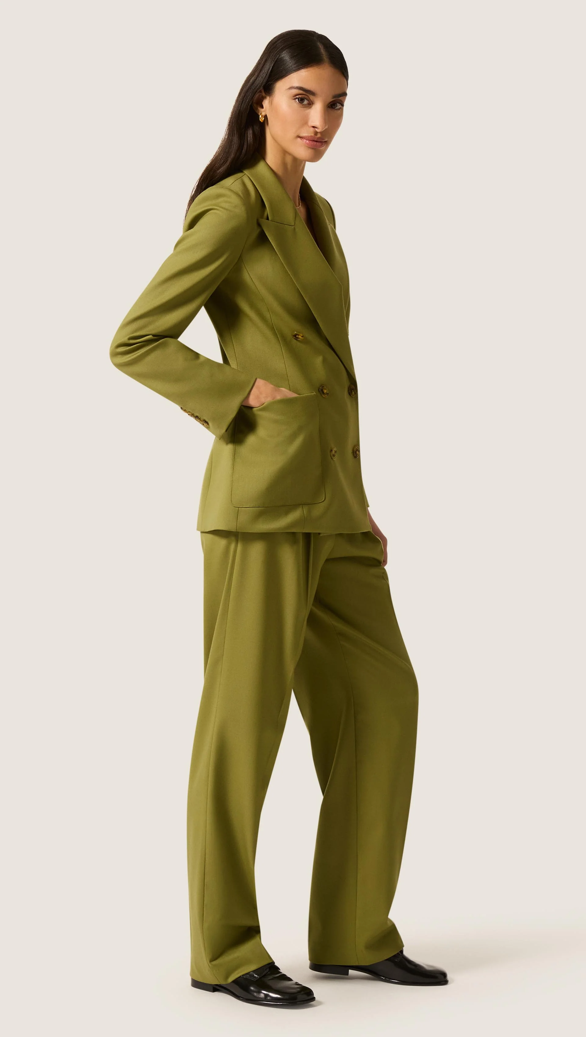 Chelsea Blazer in Seasonless Wool | Pickle - Image 6
