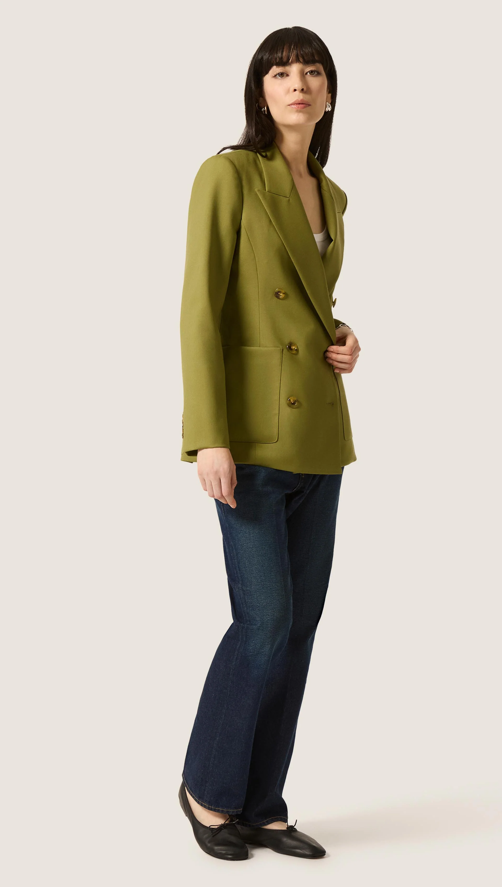 Chelsea Blazer in Seasonless Wool | Pickle - Image 8