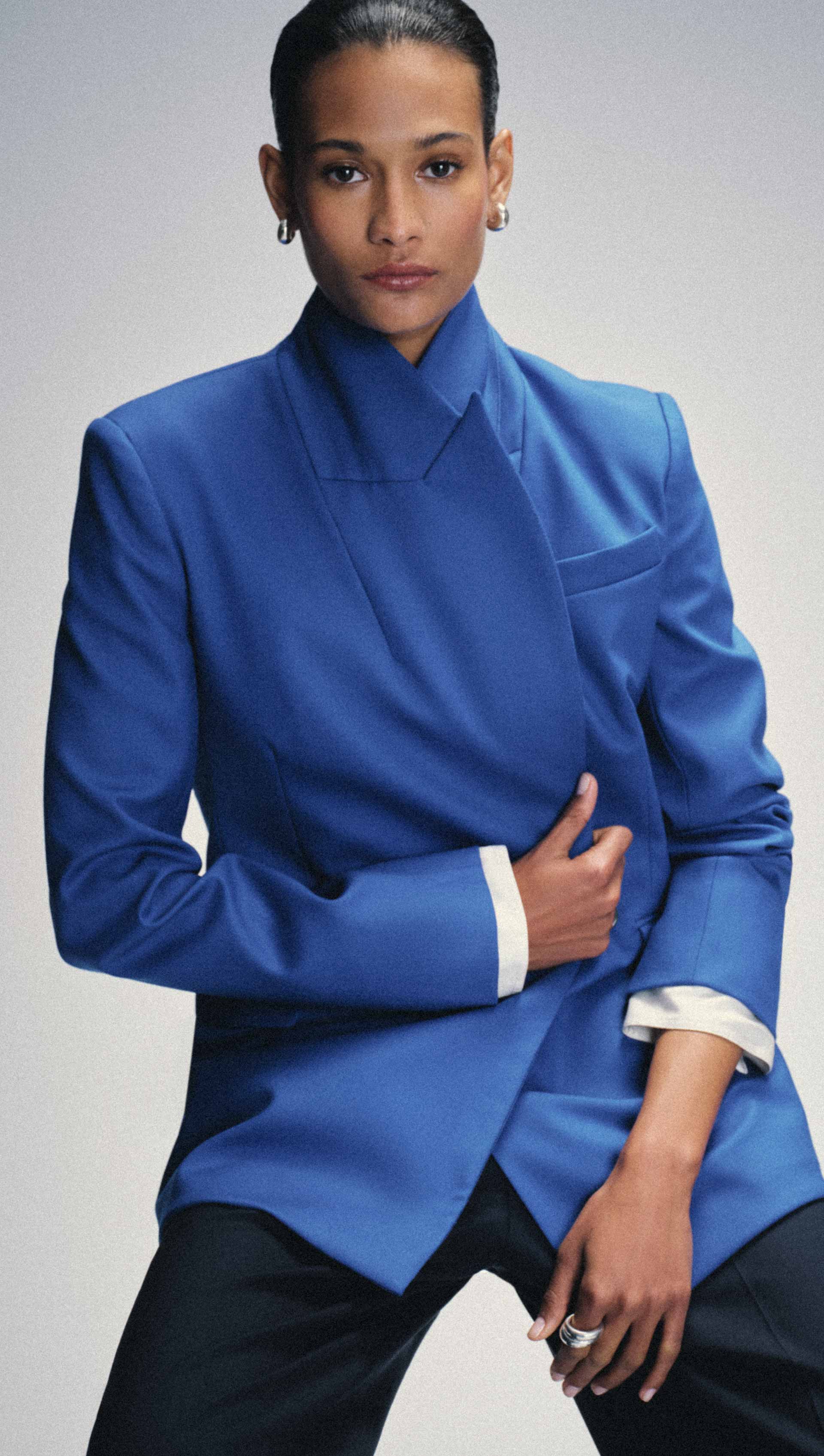 Cooper Blazer in Seasonless Wool | Azure - Image 10