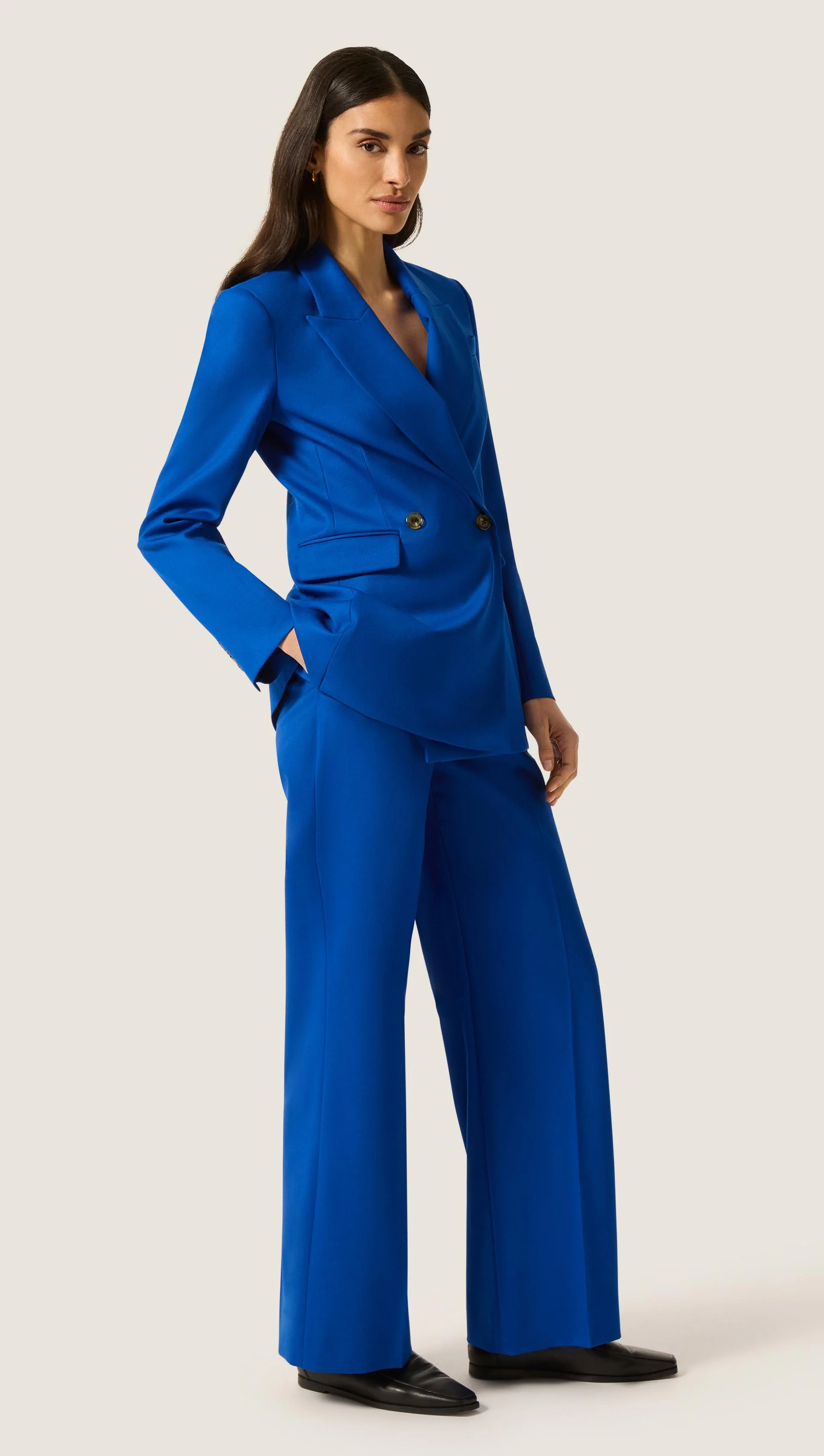Cooper Blazer in Seasonless Wool | Azure - Image 5