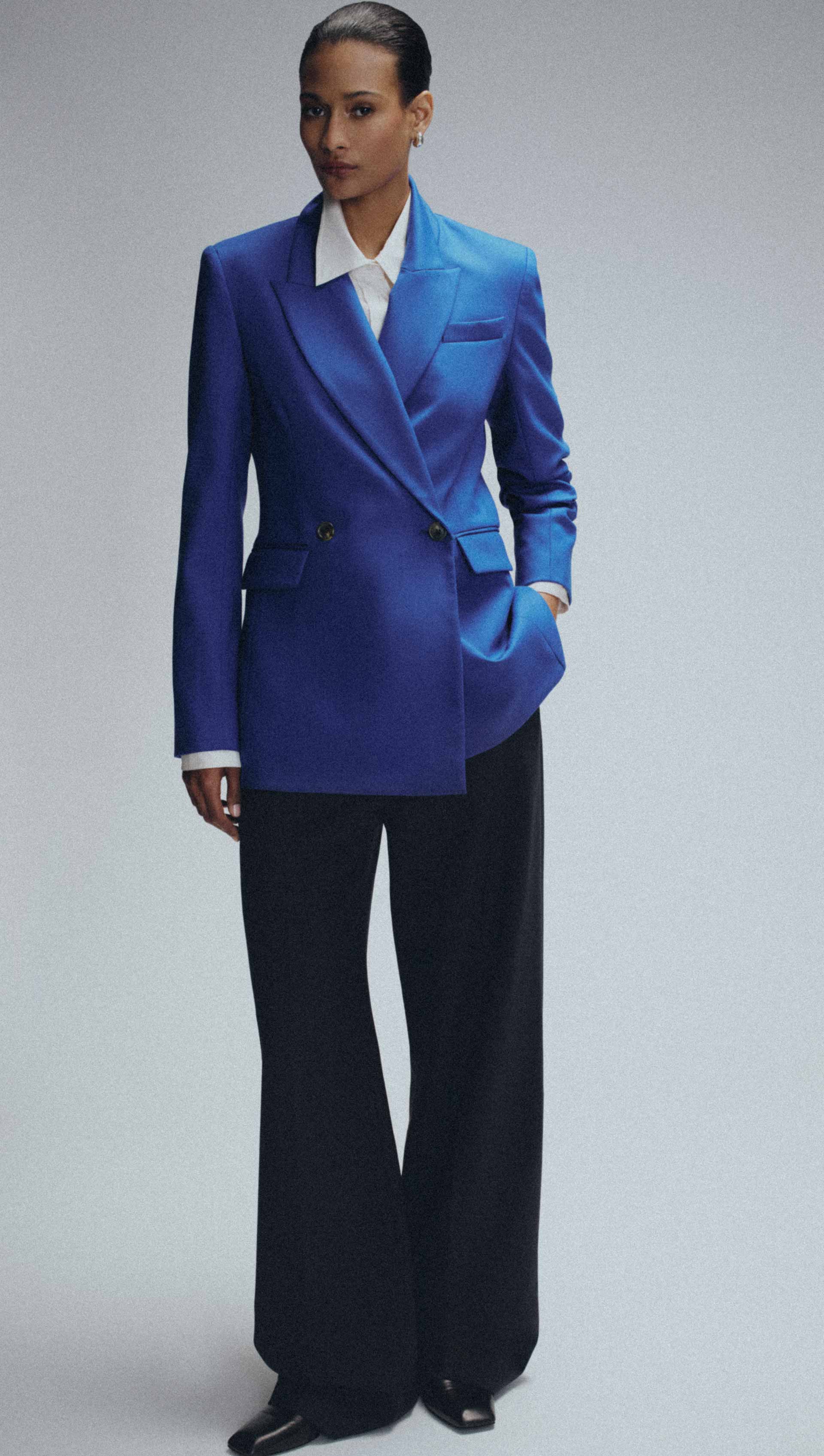 Cooper Blazer in Seasonless Wool | Azure - Image 9