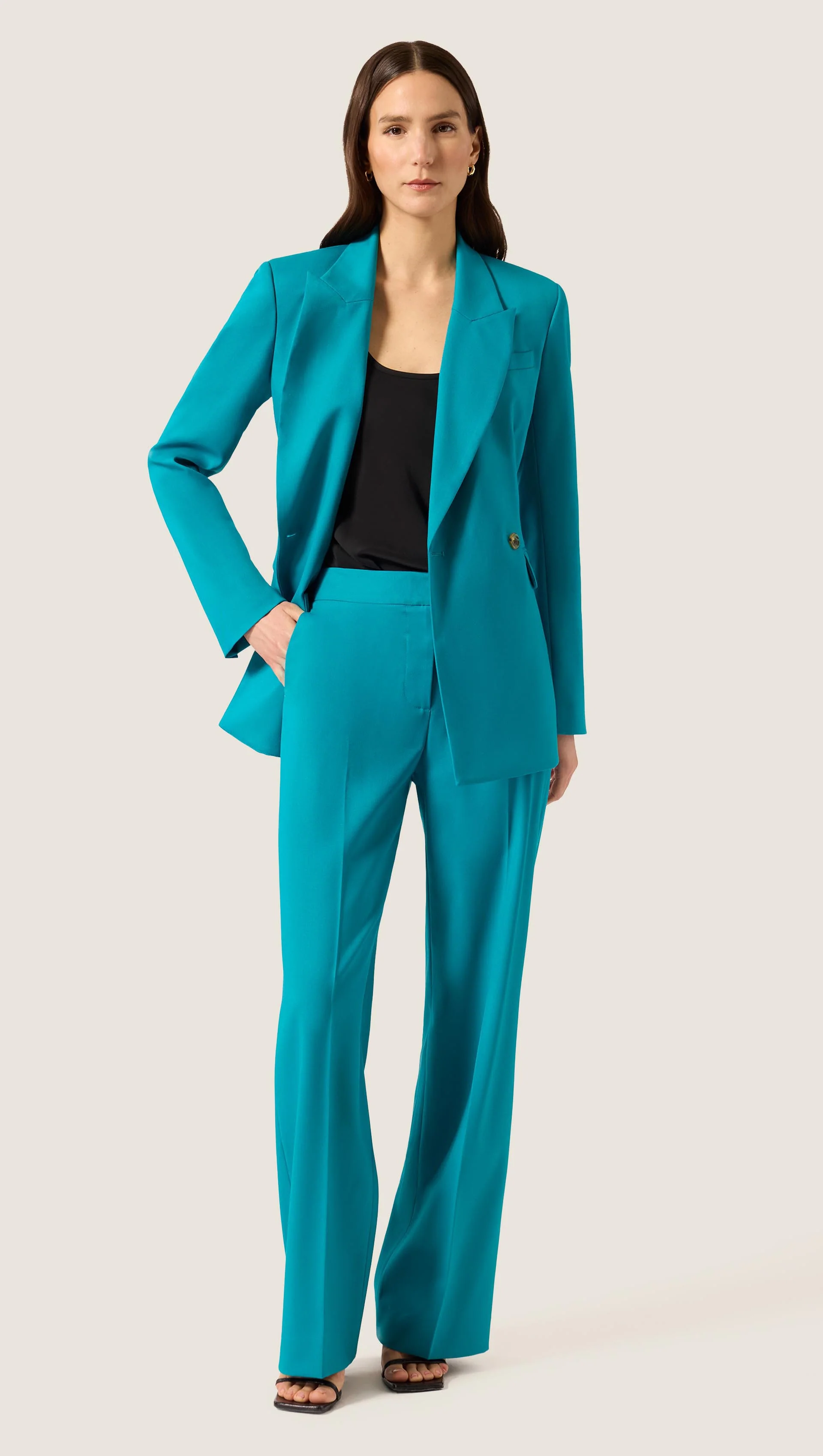 Cooper Blazer in Seasonless Wool | Mar - Image 3