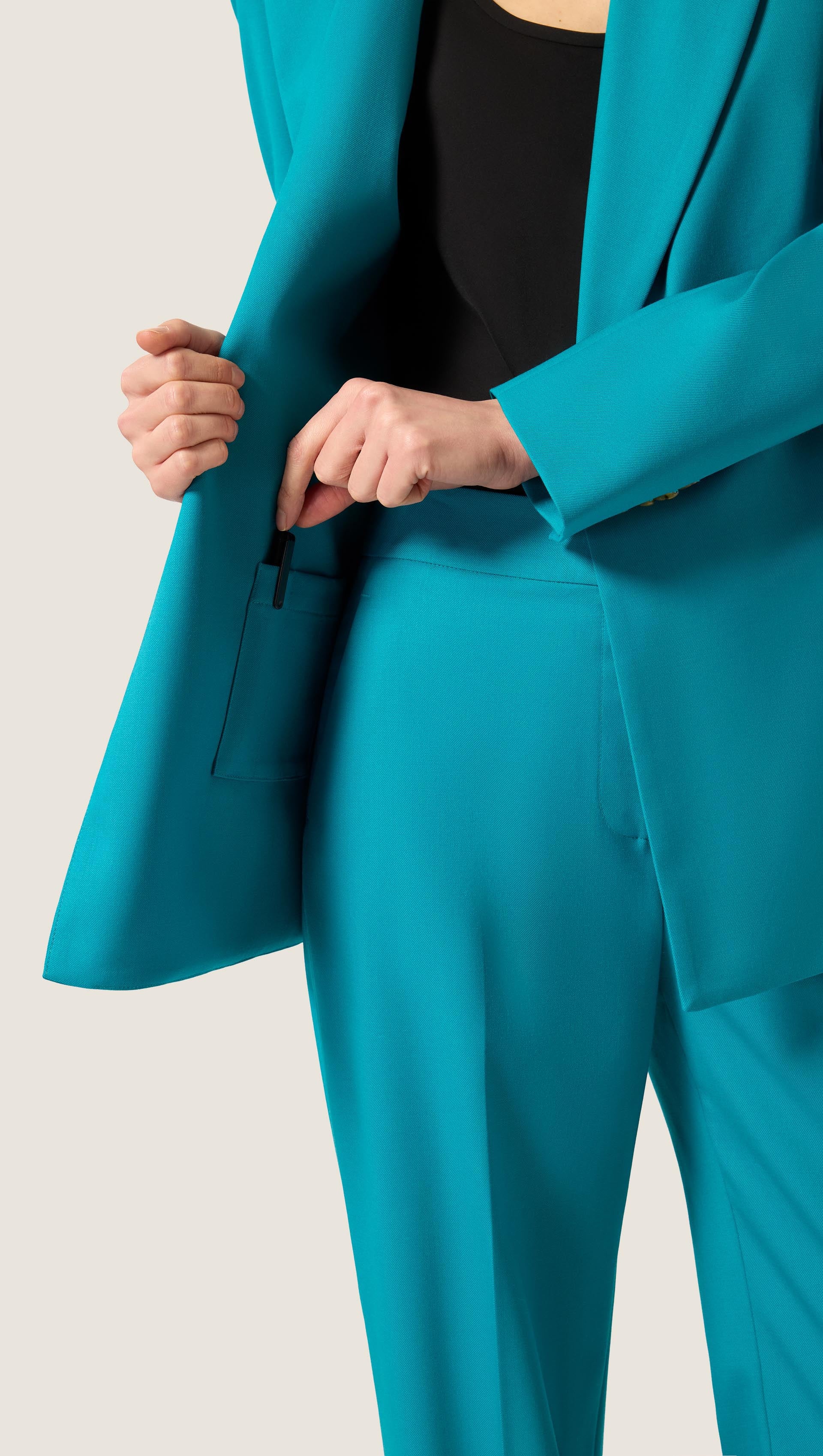 Cooper Blazer in Seasonless Wool | Mar - Image 7