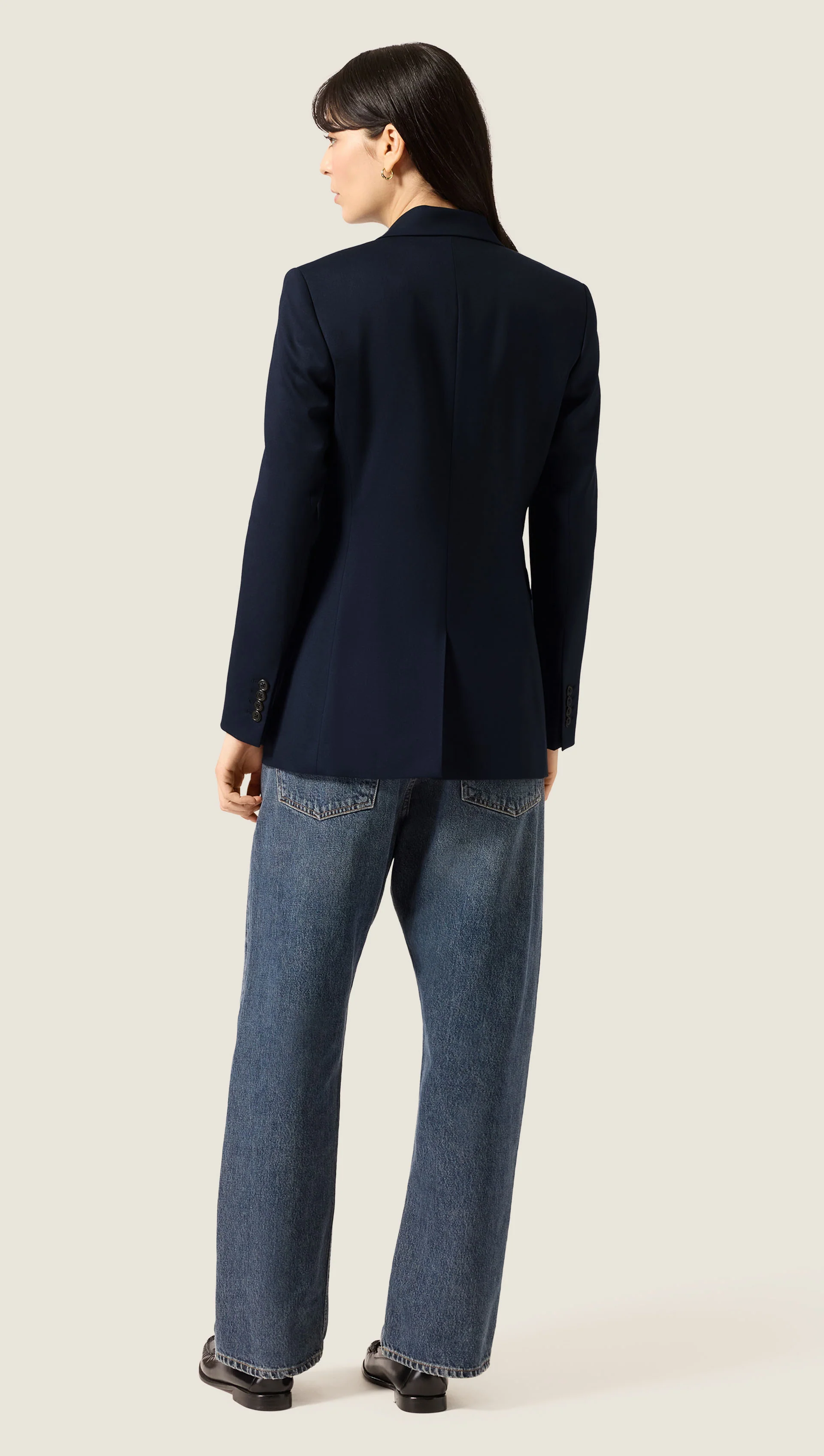 Cooper Blazer in Seasonless Wool | Midnight - Image 5