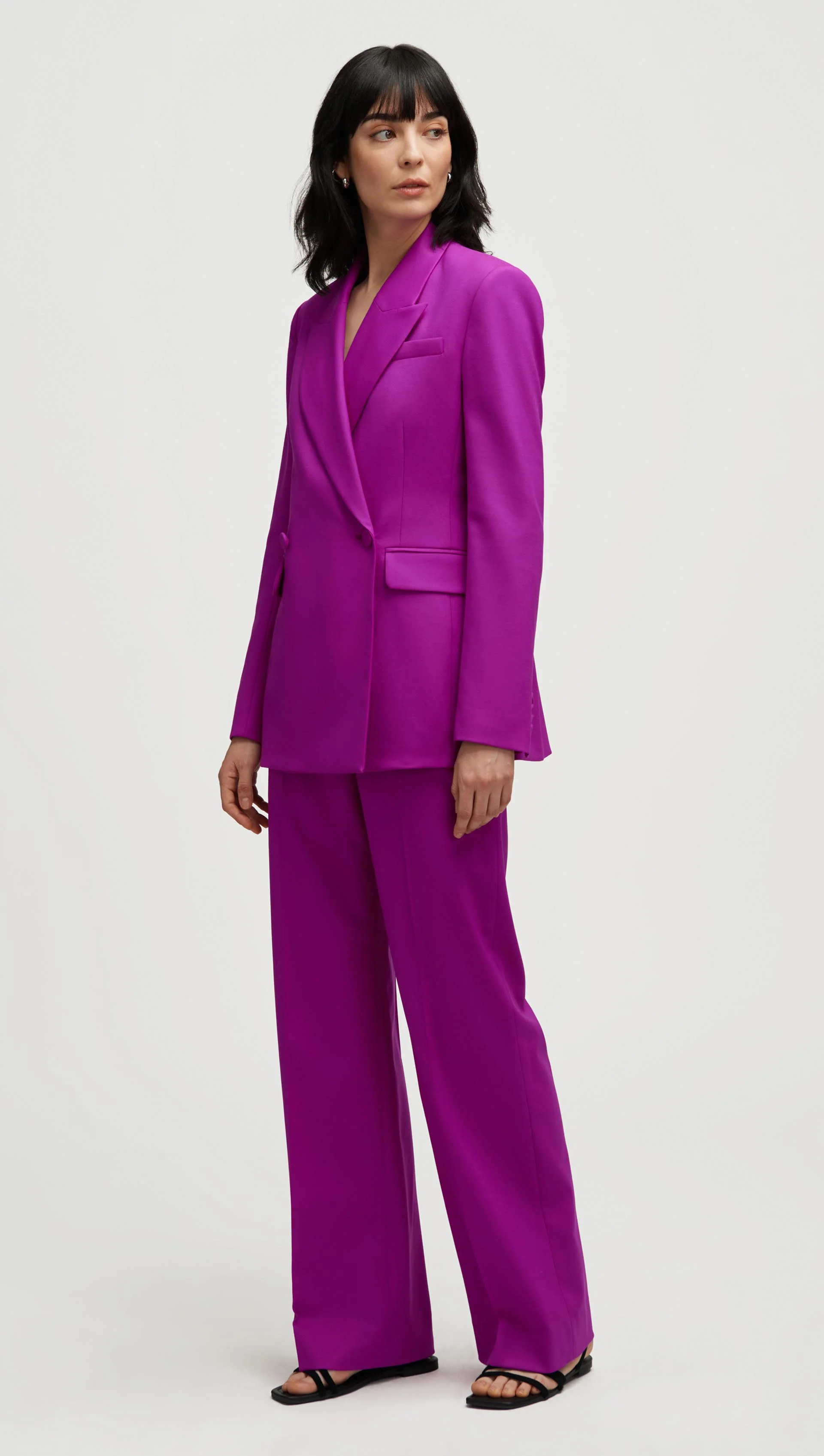 Cooper Blazer in Seasonless Wool | Orchid - Image 4