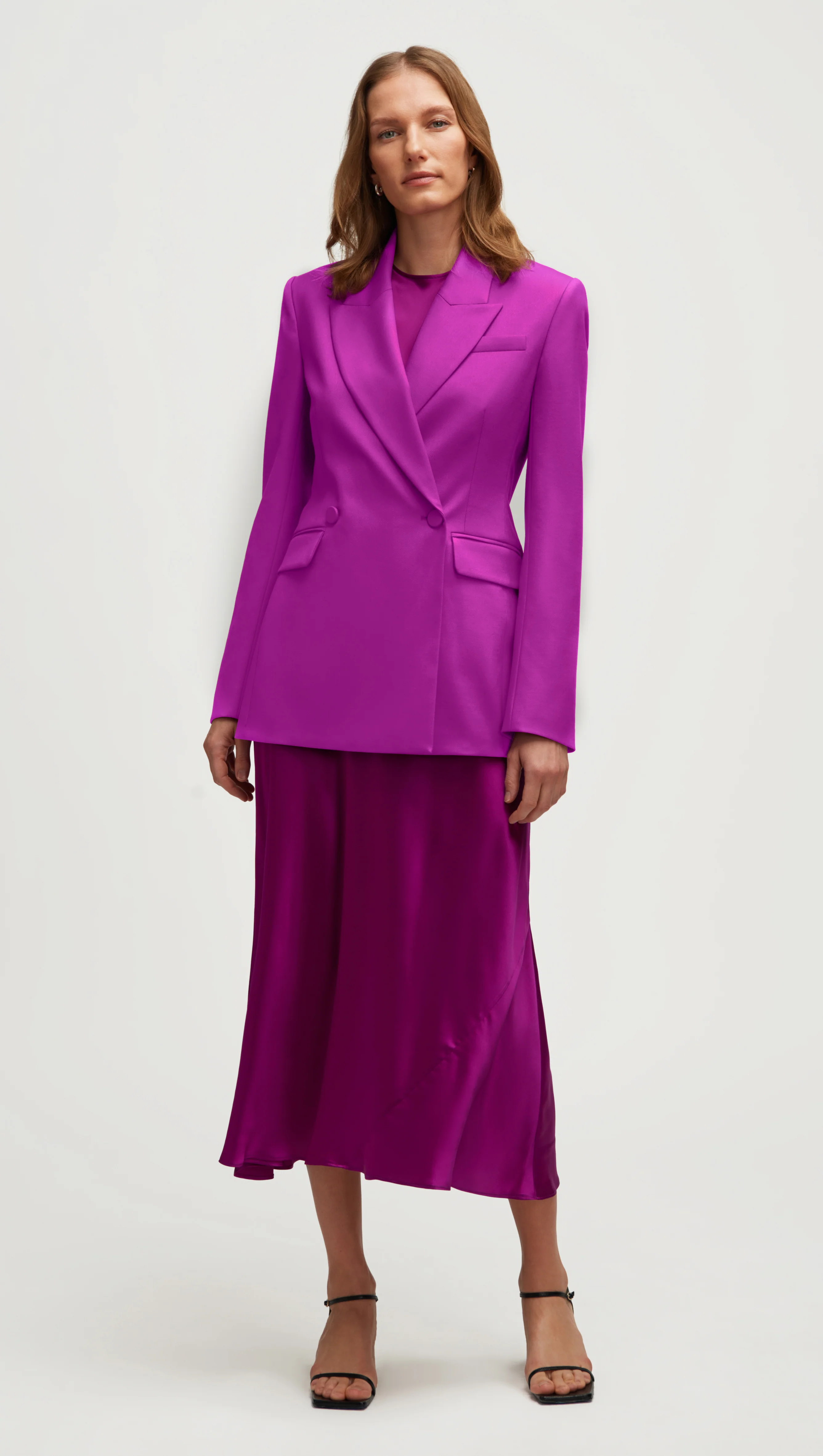 Cooper Blazer in Seasonless Wool | Orchid - Image 7