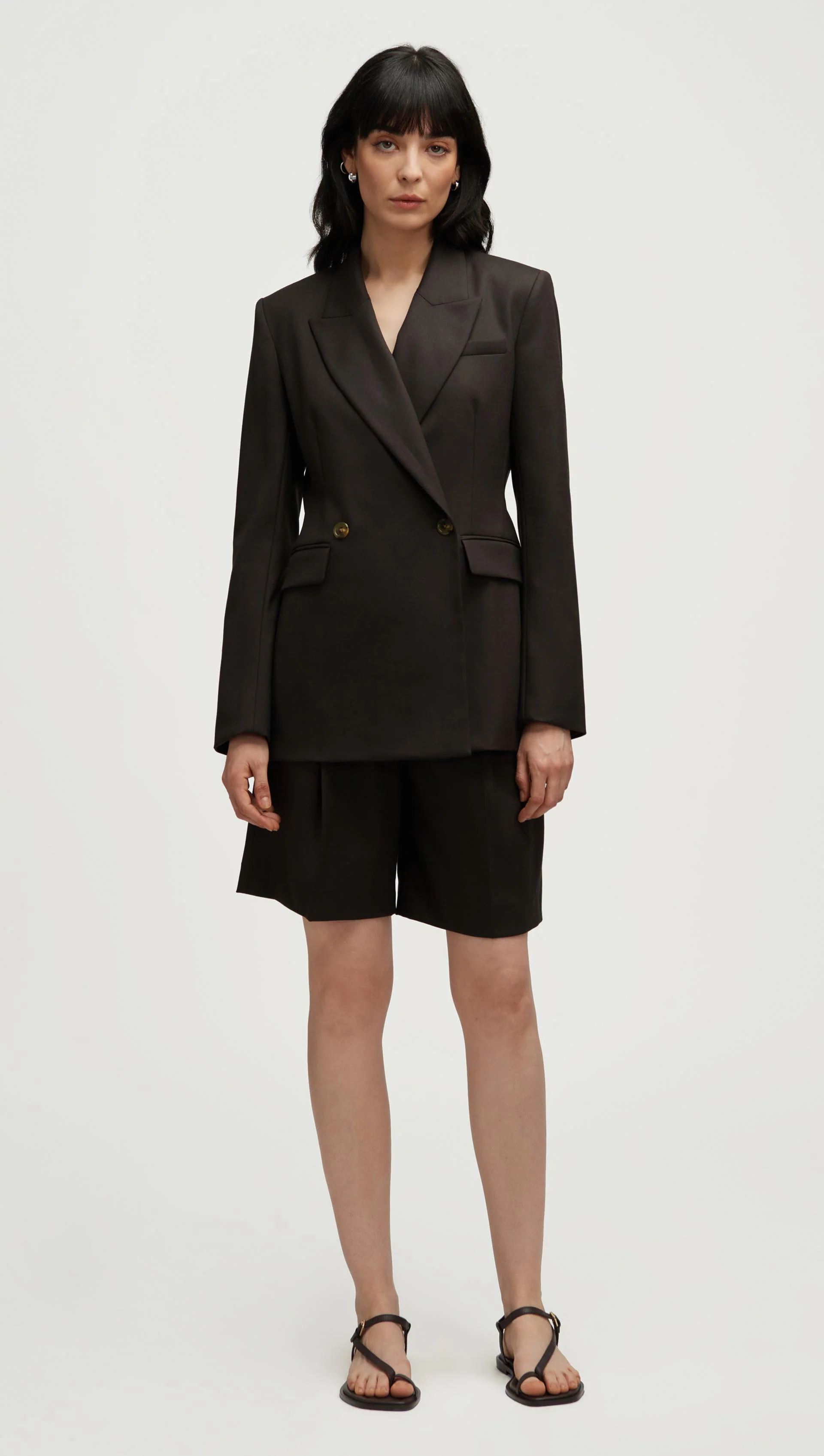Cooper Blazer in Seasonless Wool | Smoke - Image 3
