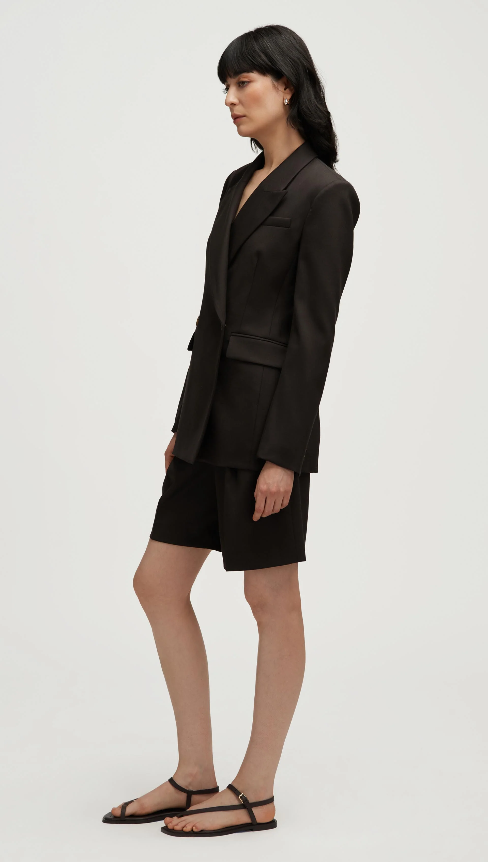 Cooper Blazer in Seasonless Wool | Smoke - Image 4