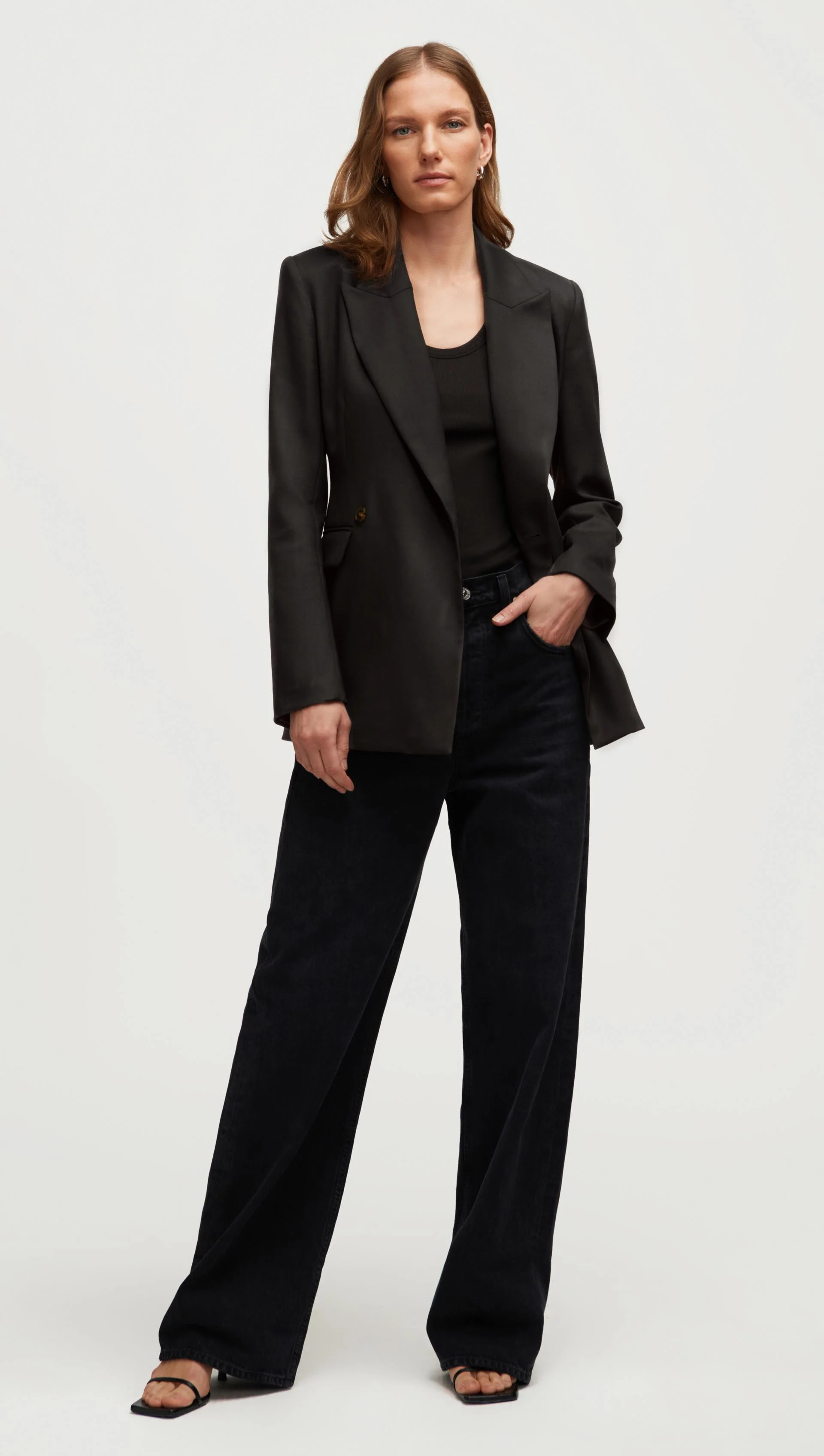 Cooper Blazer in Seasonless Wool | Smoke - Image 6