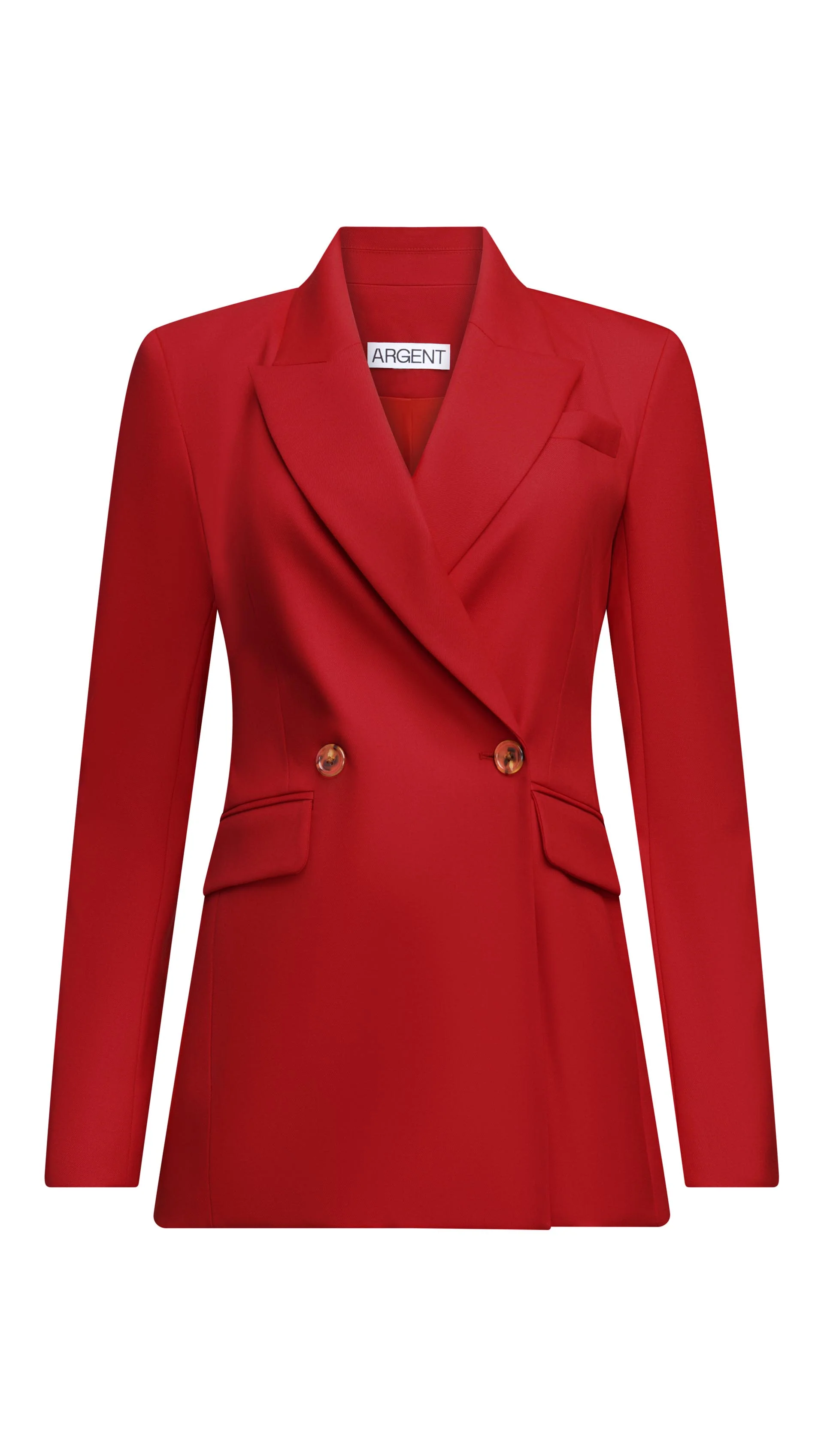 Cooper Blazer in Seasonless Wool | Tomato - Image 11