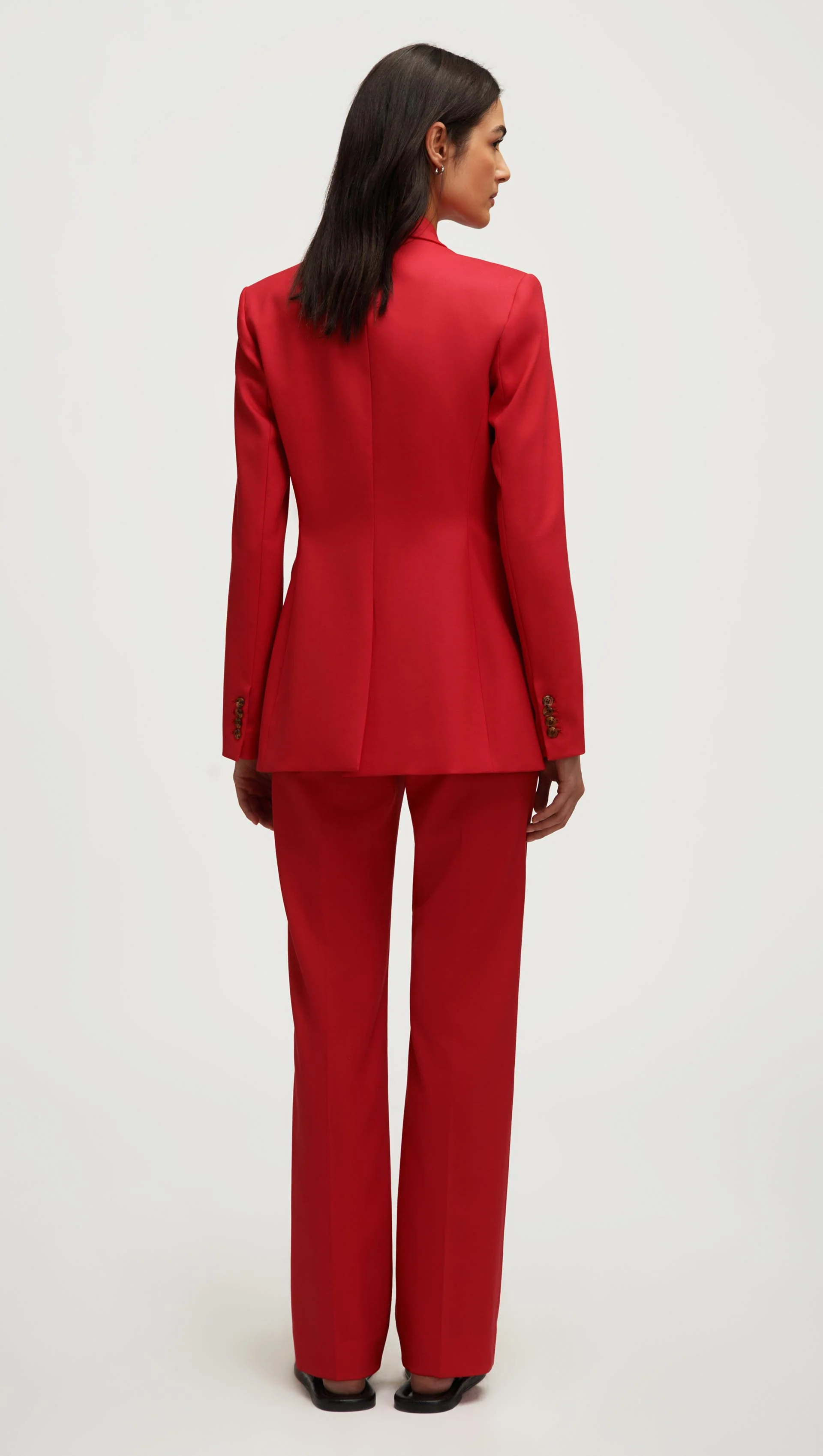 Cooper Blazer in Seasonless Wool | Tomato - Image 5