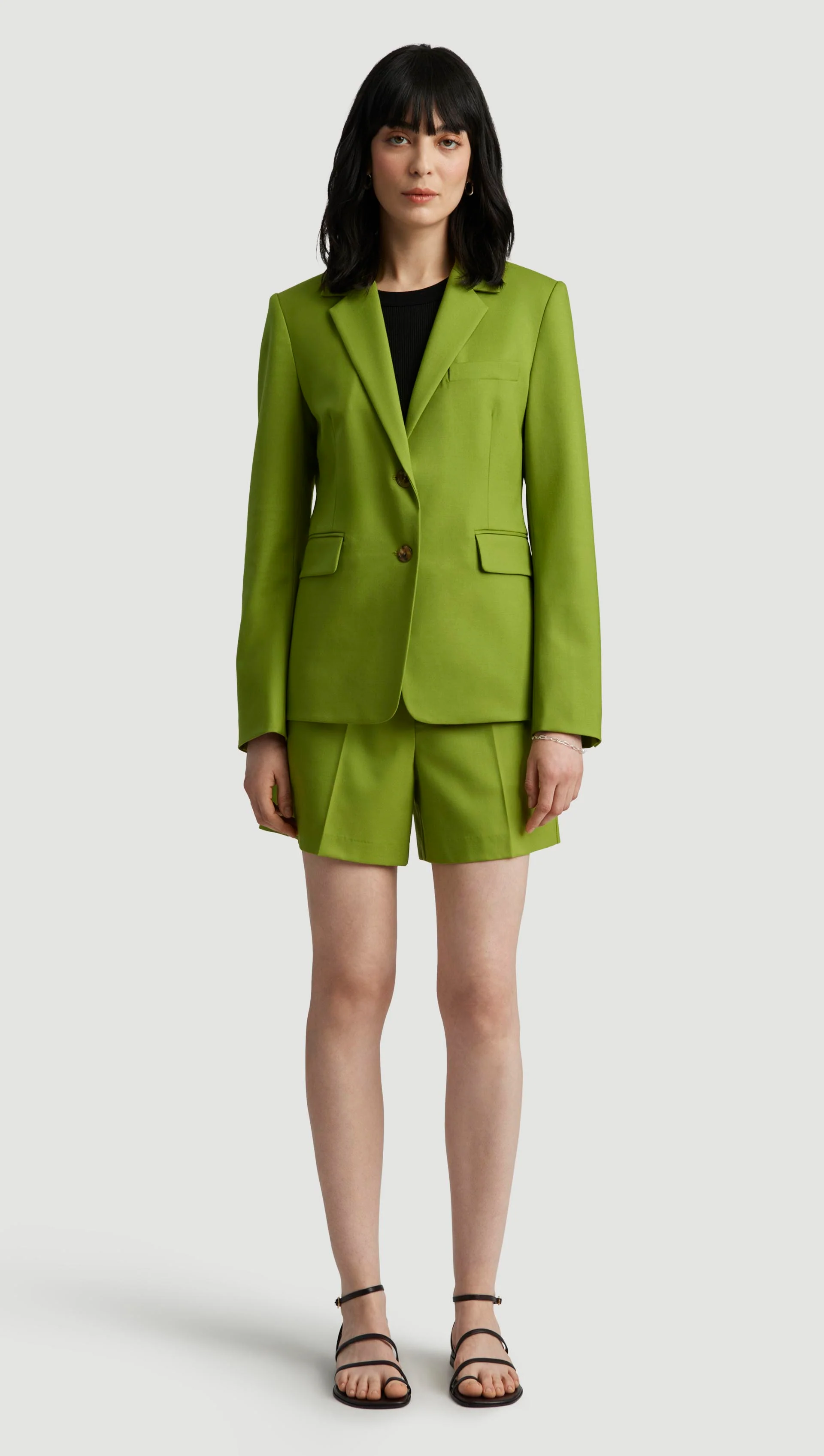 Copain Blazer in Seasonless Wool | Grass - Image 3
