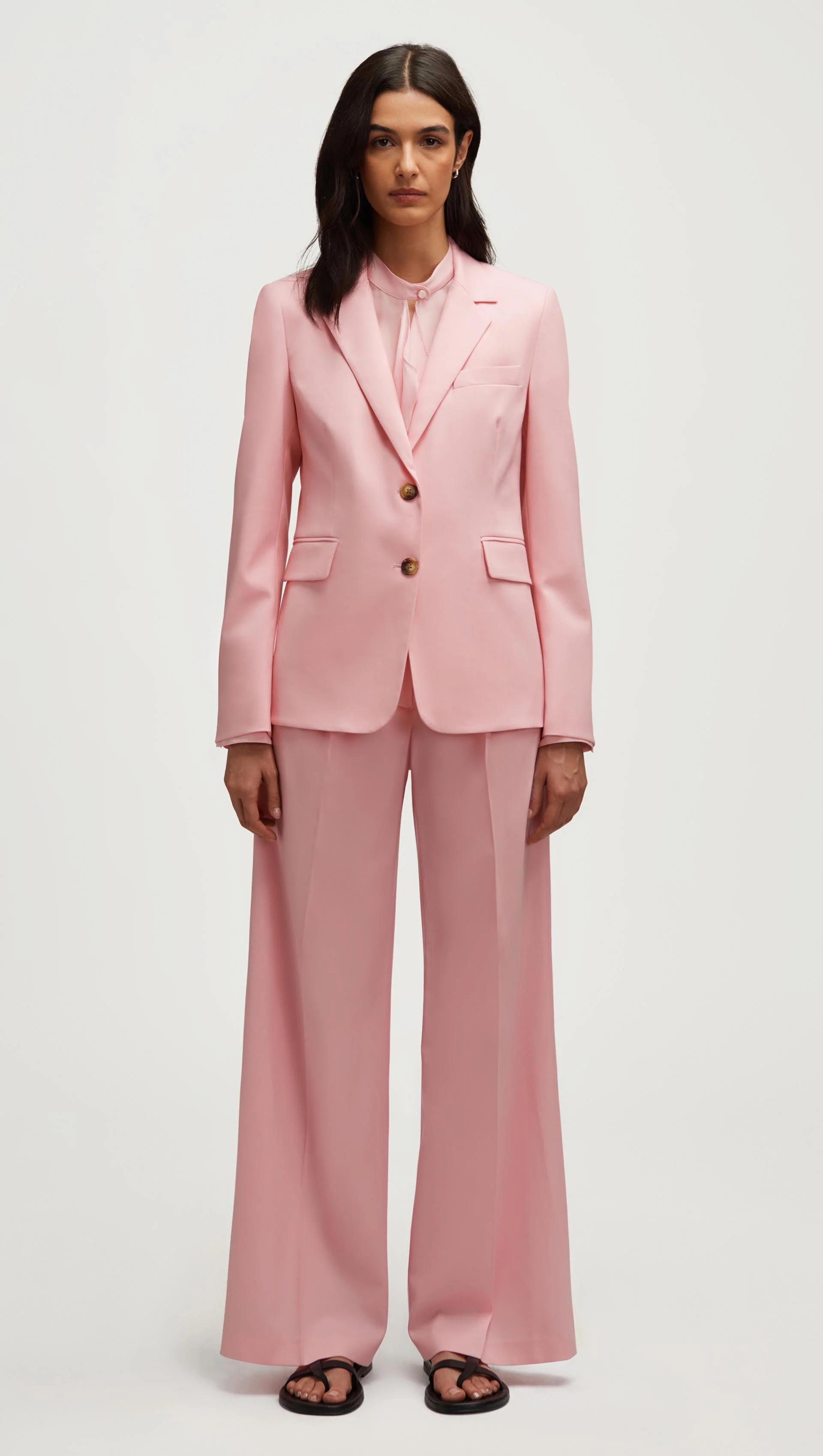 Copain Blazer in Seasonless Wool | Soft Pink - Image 5