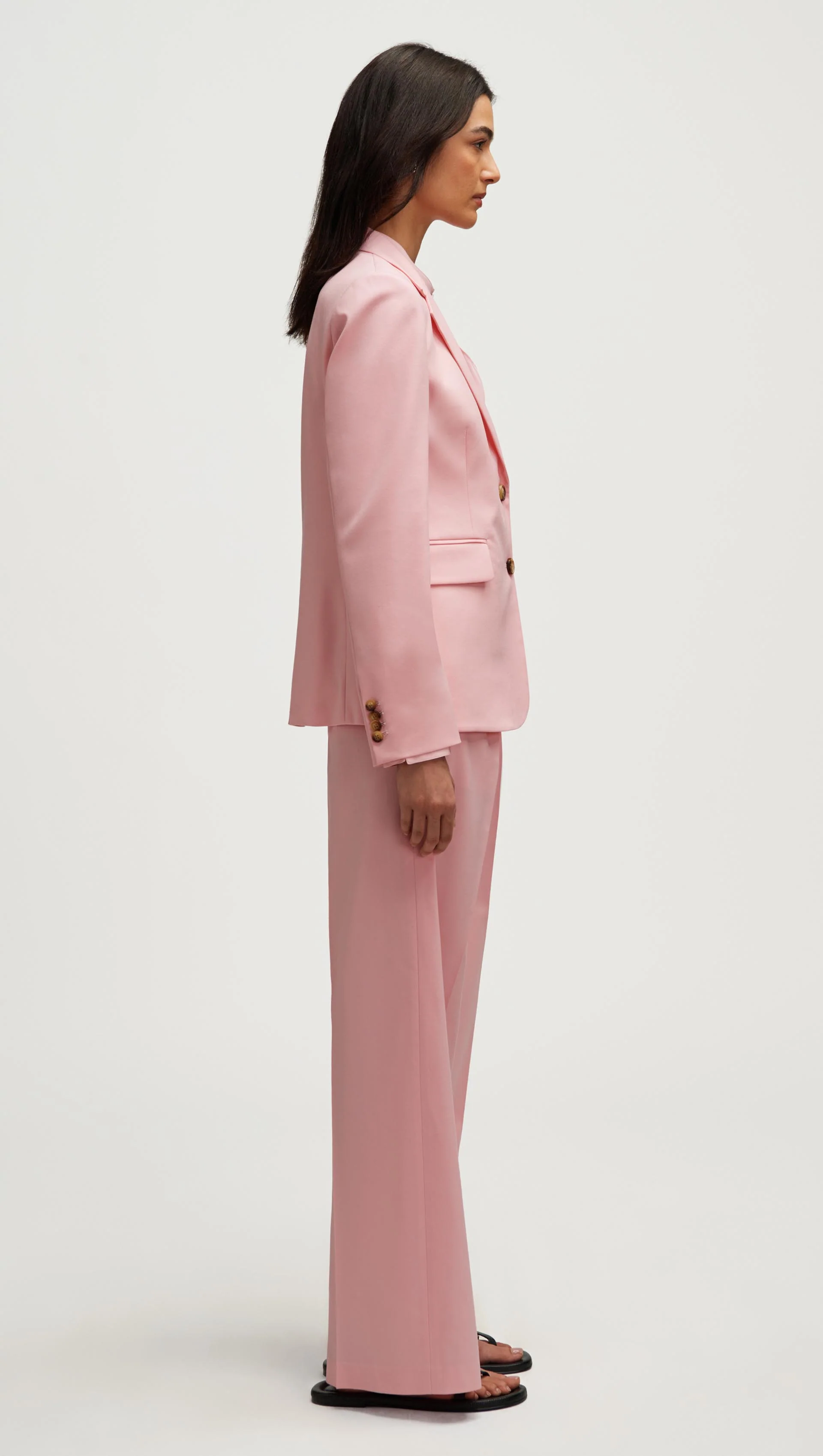 Copain Blazer in Seasonless Wool | Soft Pink - Image 6