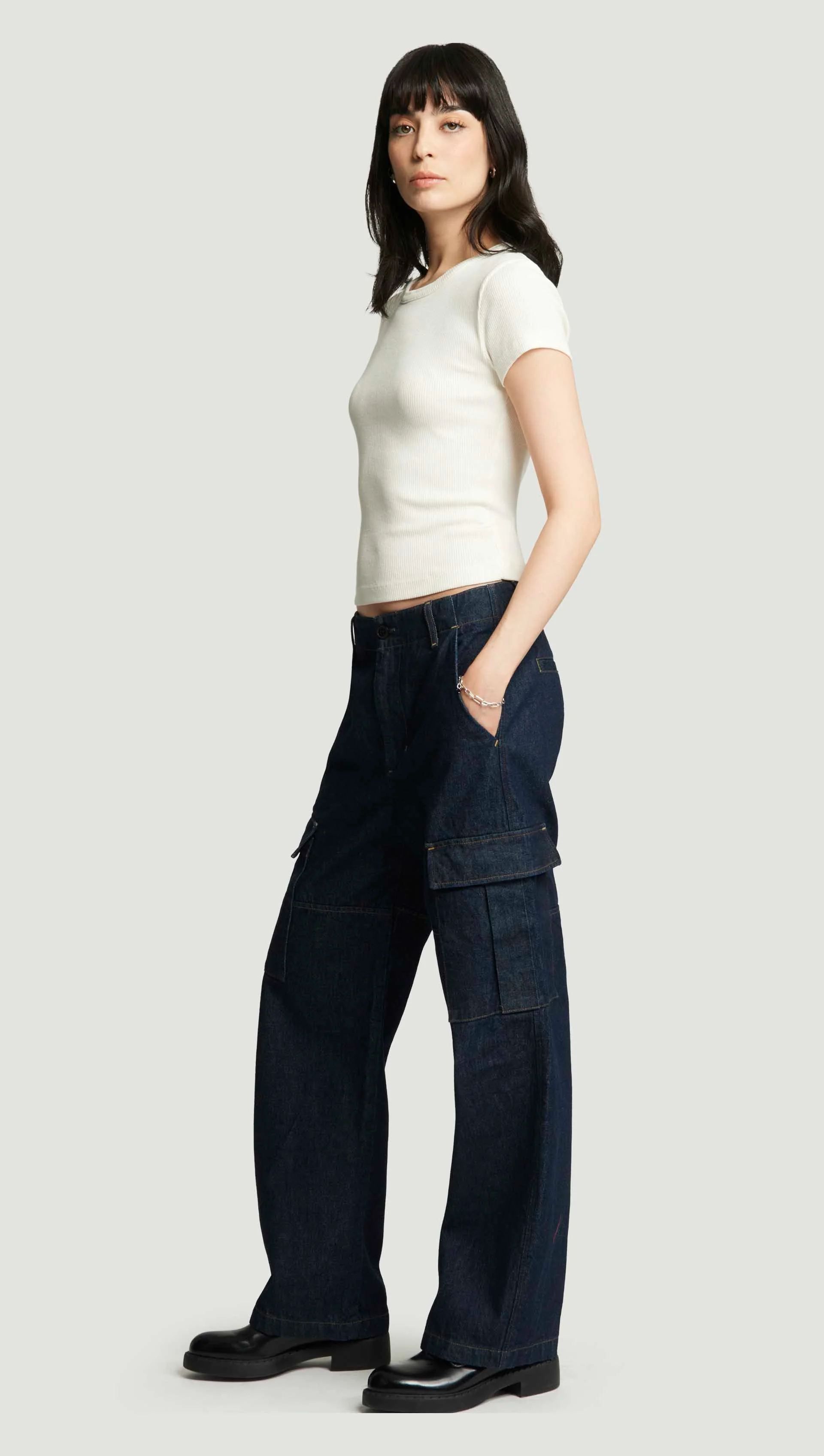 Eva Cargo Pant in Regenerative Cotton | Amherst - Image 3