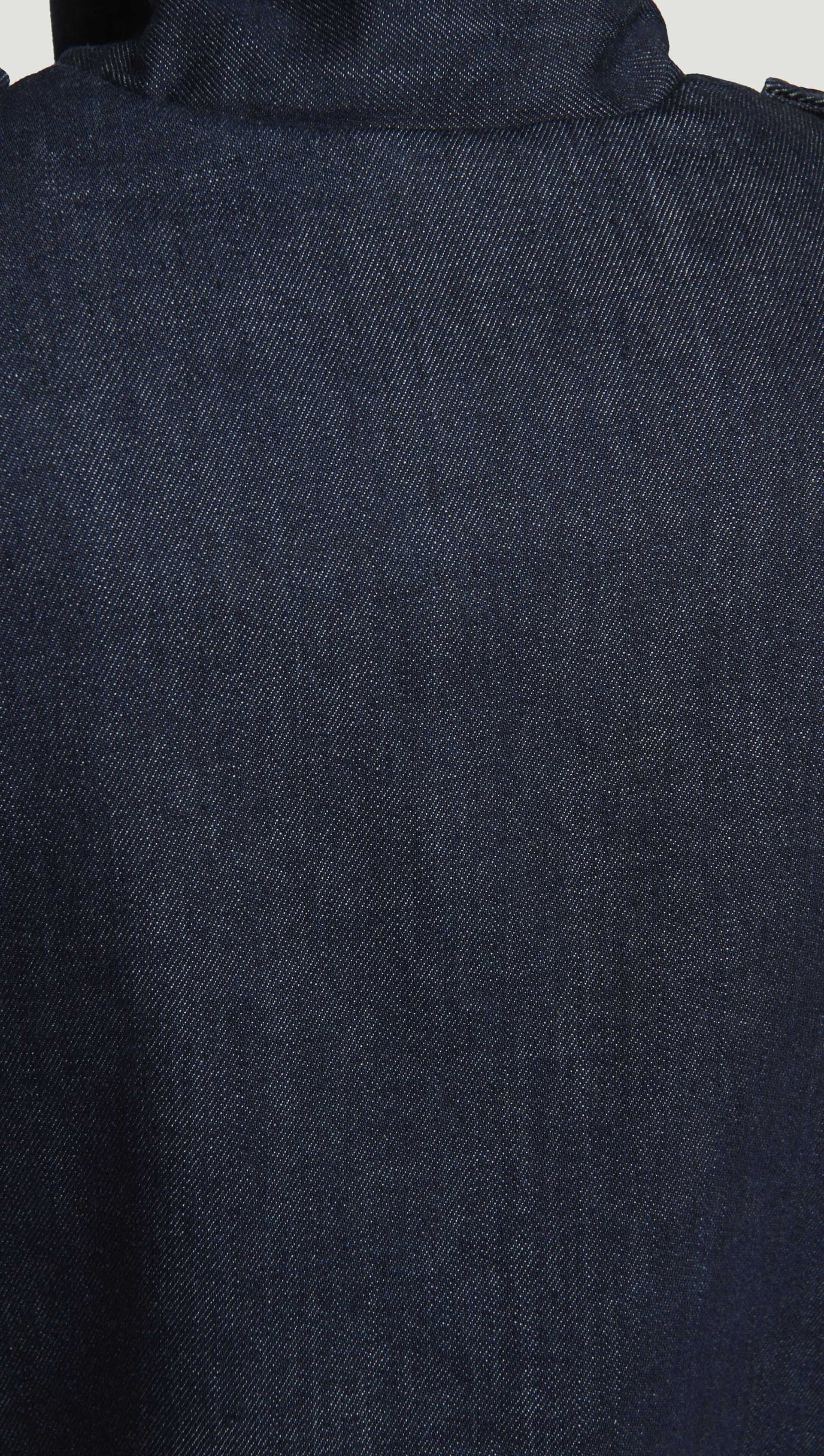 Eva Long Trench Coat in Regenerative Cotton | Amherst - Image 7
