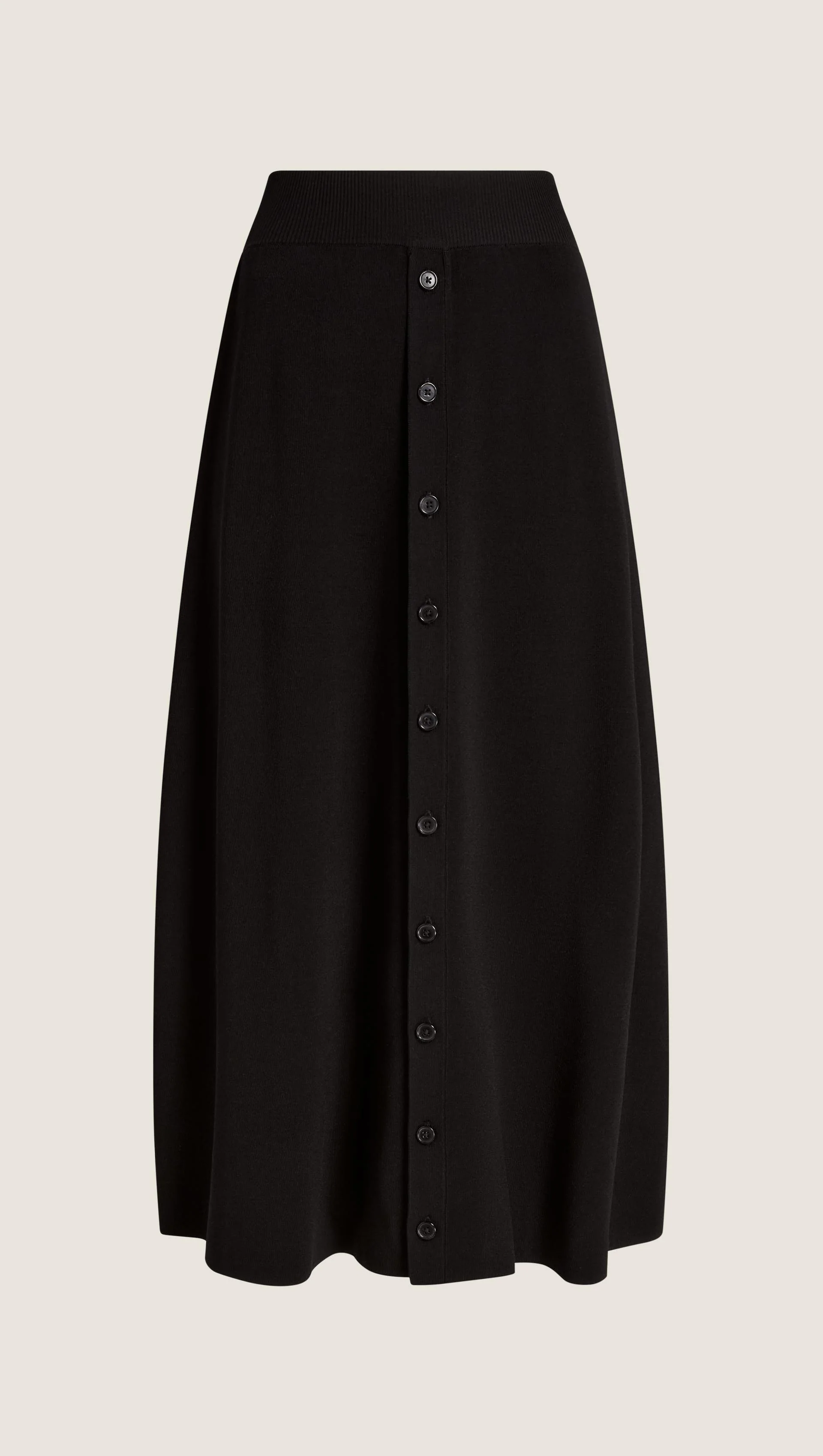 Fulton Skirt in Viscose | Black - Image 7