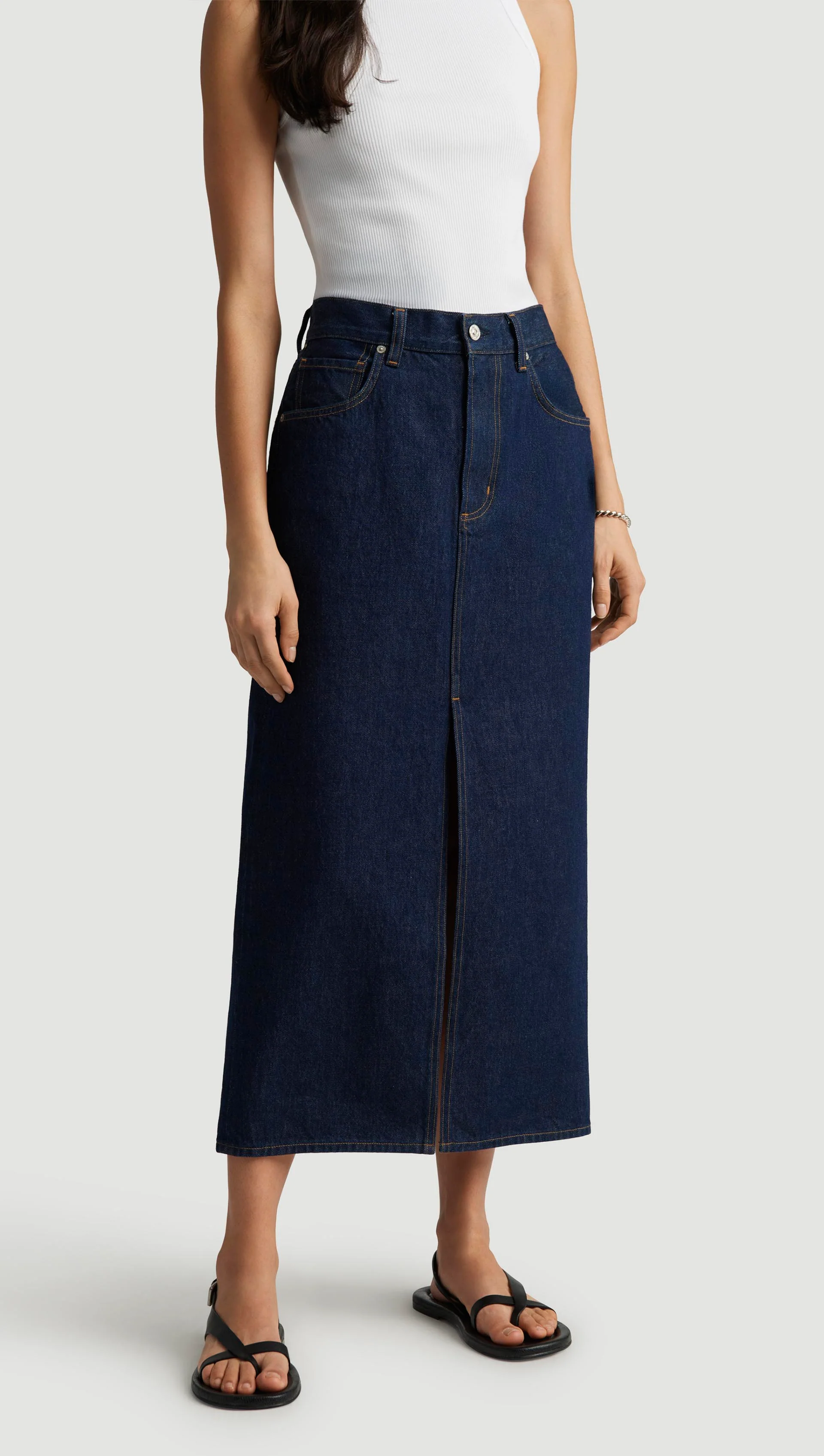 Gwynn Skirt in Regenerative Cotton | Amherst - Image 2