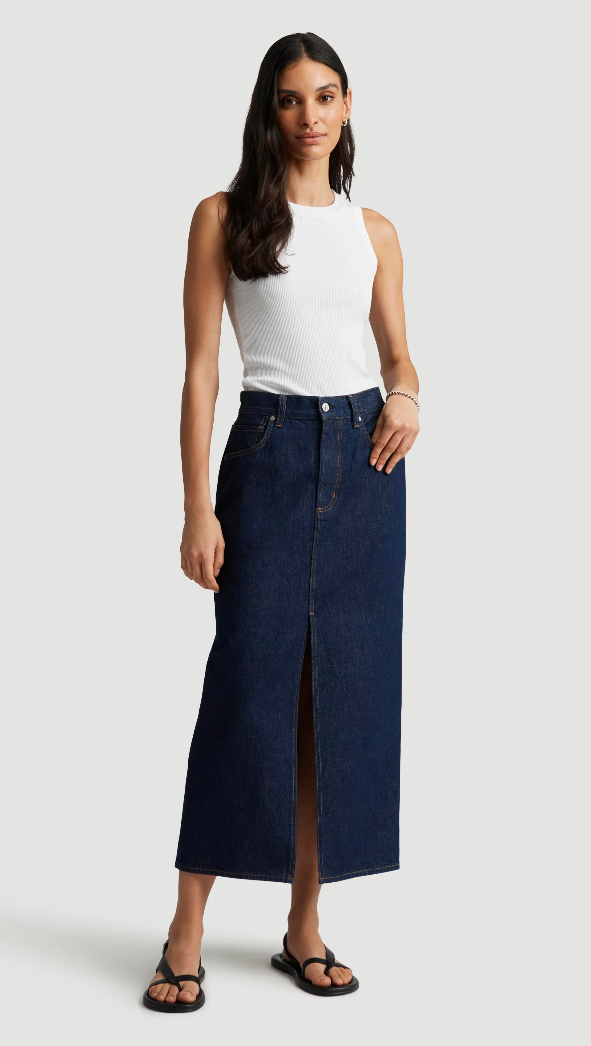 Gwynn Skirt in Regenerative Cotton | Amherst - Image 5