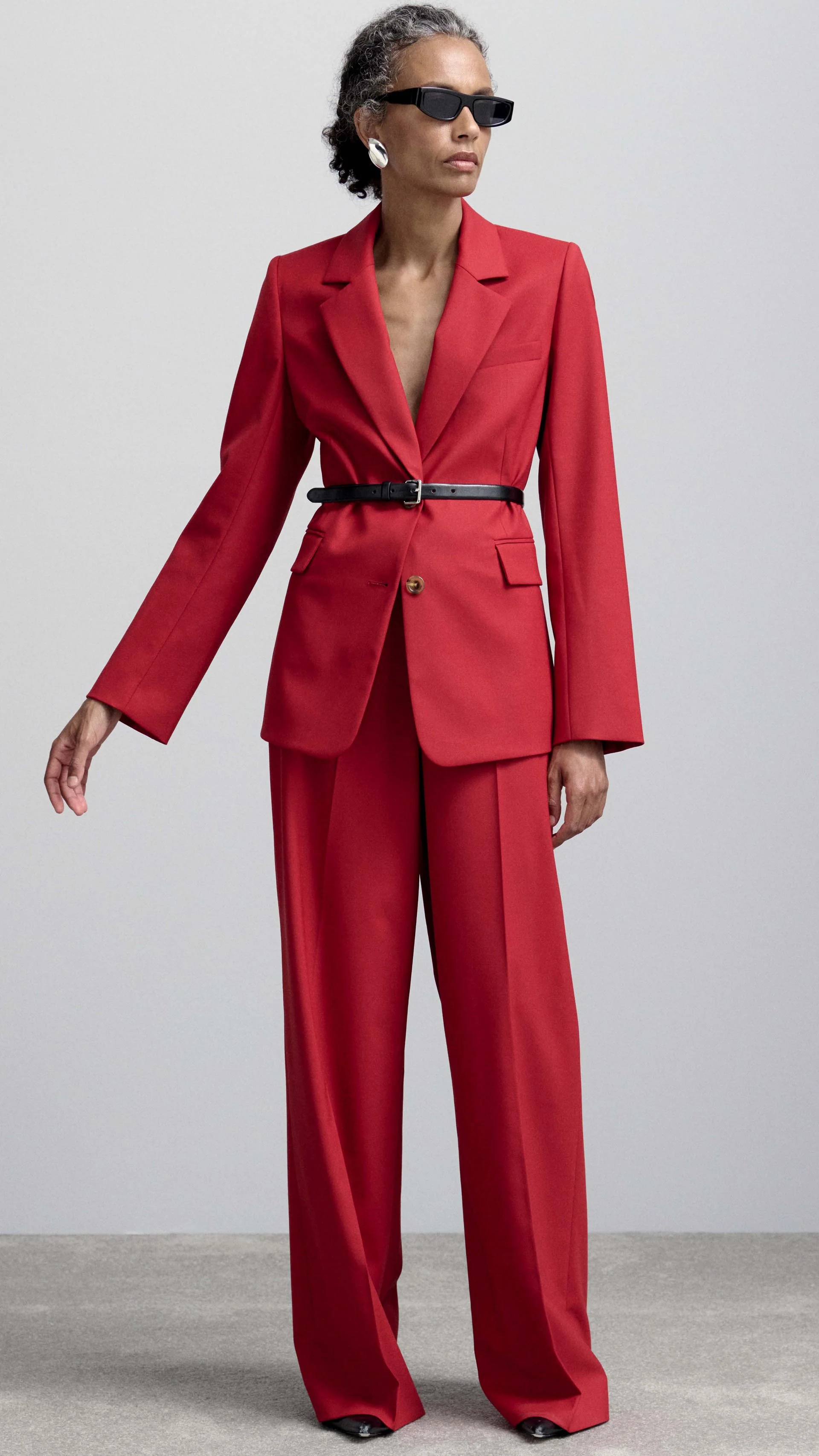 Jones Trouser in Seasonless Wool | Carmine - Image 7