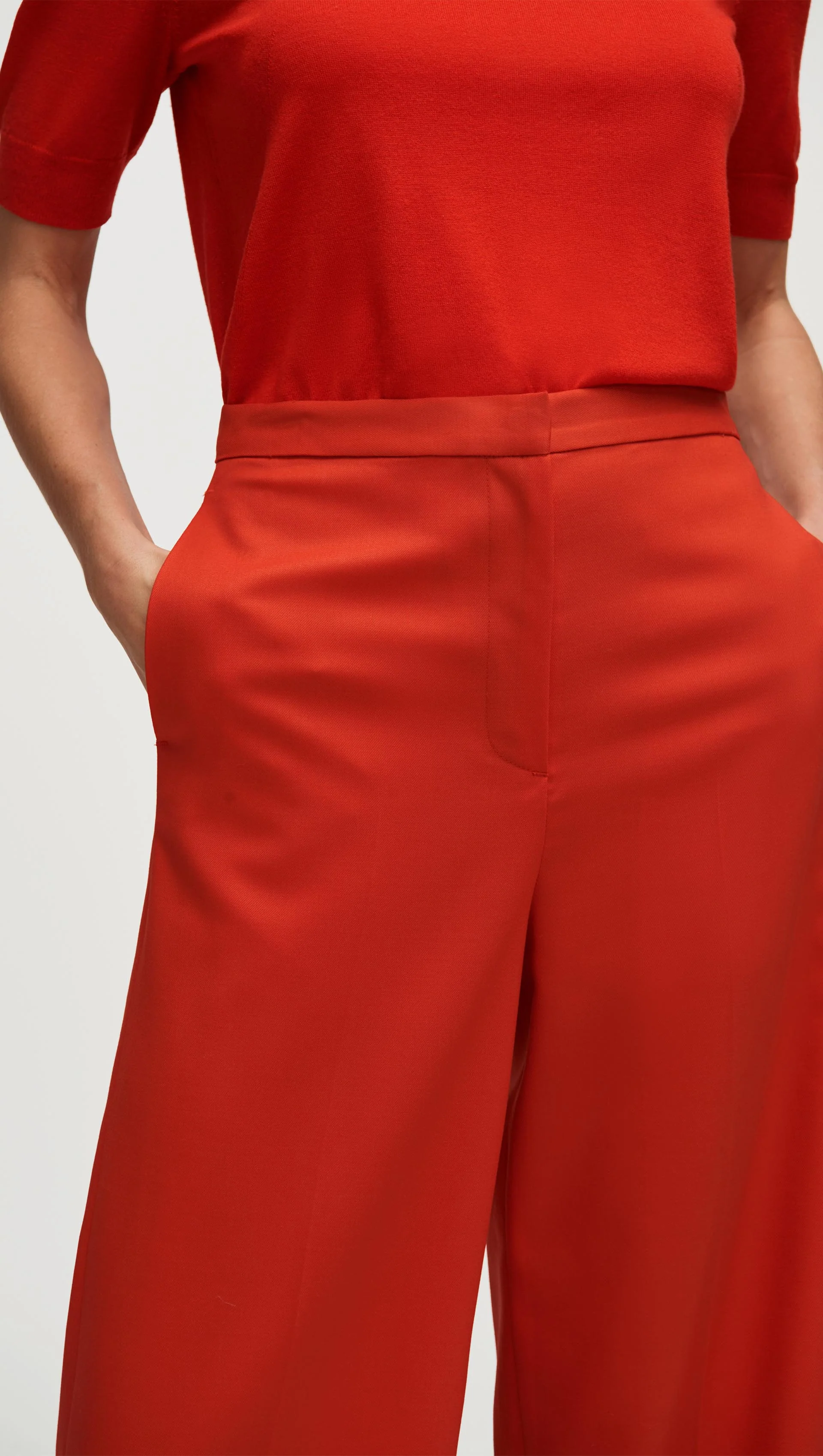 Jones Trouser in Seasonless Wool | Orange - Image 5